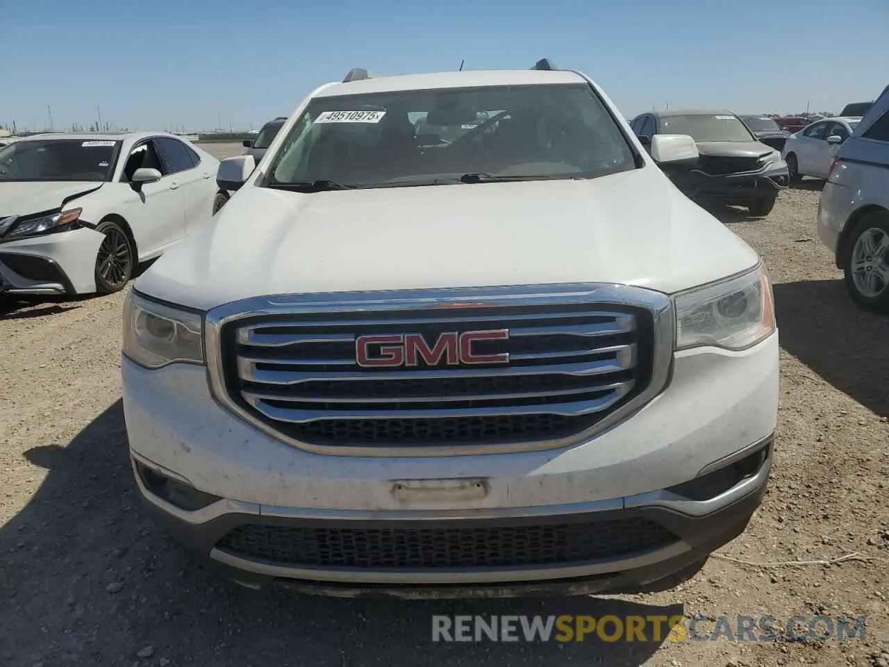 5 Photograph of a damaged car 1GKKNMLSXKZ183313 GMC ACADIA 2019