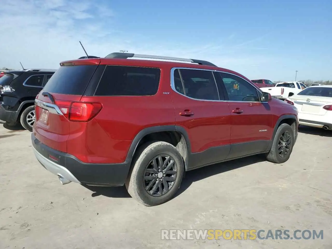 3 Фотография поврежденного автомобиля 1GKKNMLSXKZ240710 GMC ACADIA 2019