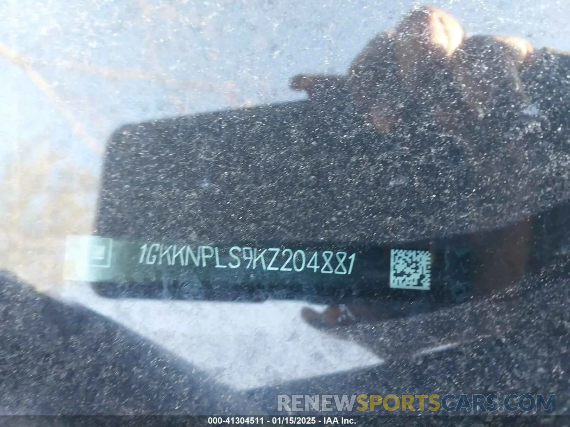 9 Photograph of a damaged car 1GKKNPLS9KZ204881 GMC ACADIA 2019