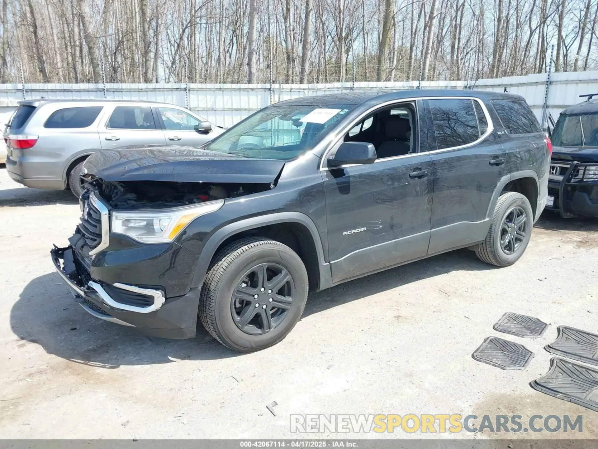2 Photograph of a damaged car 1GKKNRLA4KZ148111 GMC ACADIA 2019
