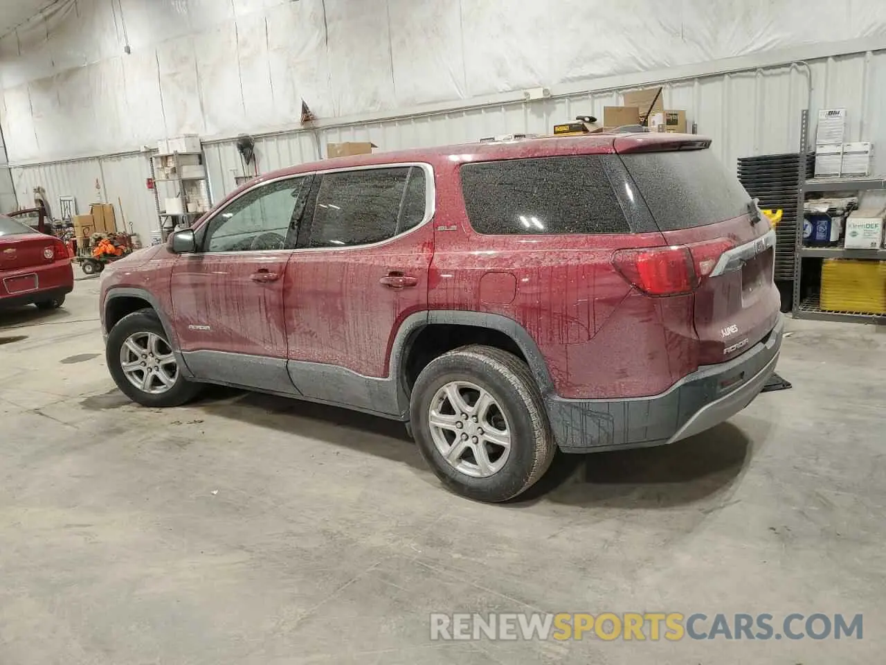 2 Photograph of a damaged car 1GKKNRLA9KZ211140 GMC ACADIA 2019