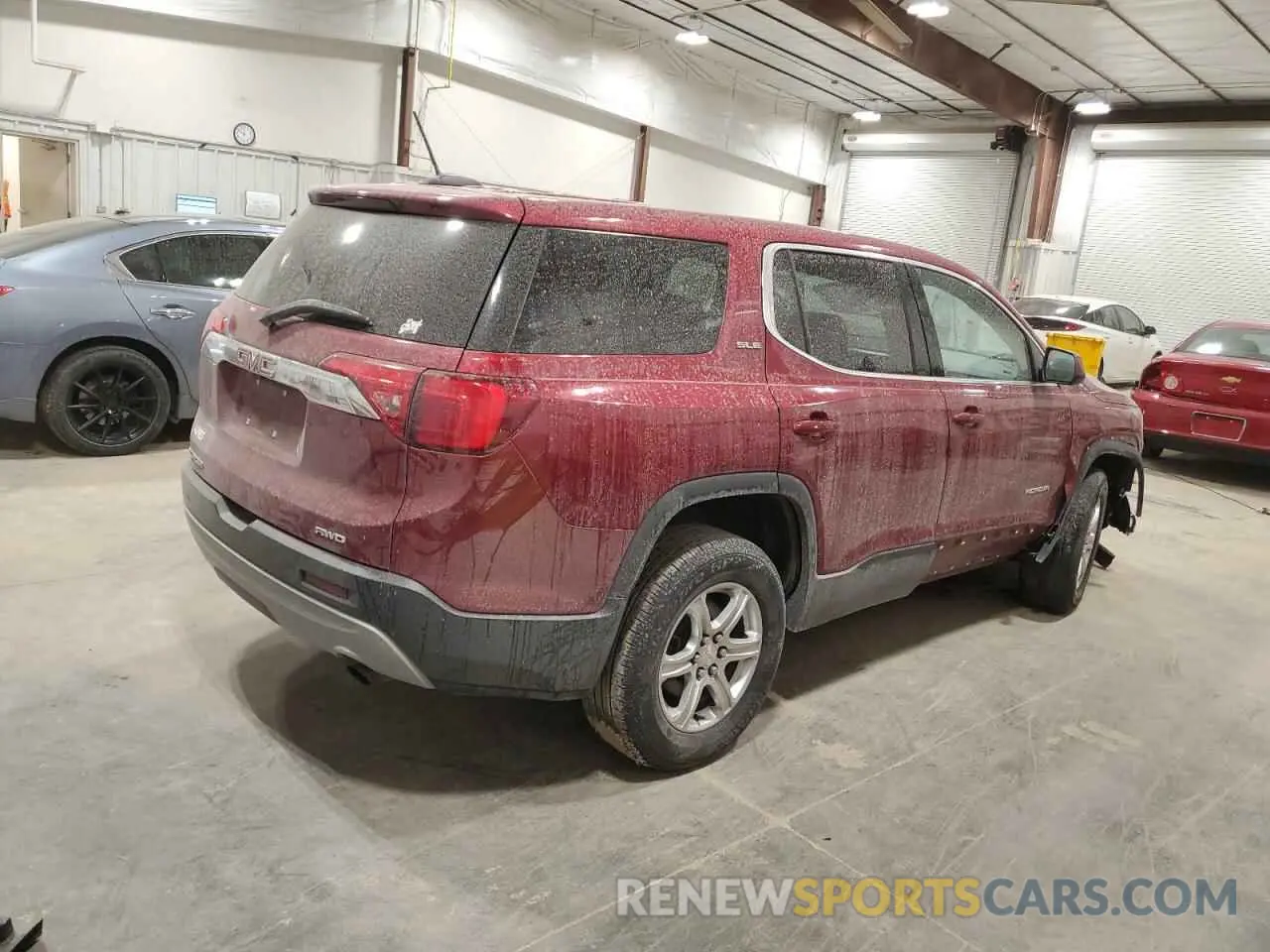 3 Photograph of a damaged car 1GKKNRLA9KZ211140 GMC ACADIA 2019