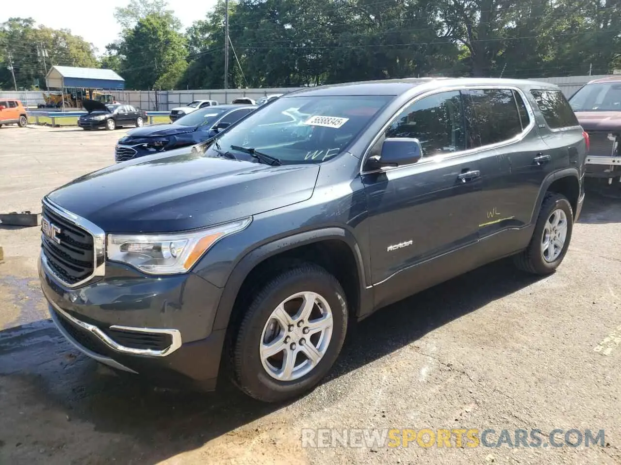 1 Фотография поврежденного автомобиля 1GKKNRLSXKZ225797 GMC ACADIA 2019