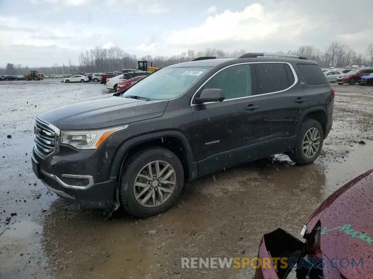1 Photograph of a damaged car 1GKKNSLS6KZ151026 GMC ACADIA 2019
