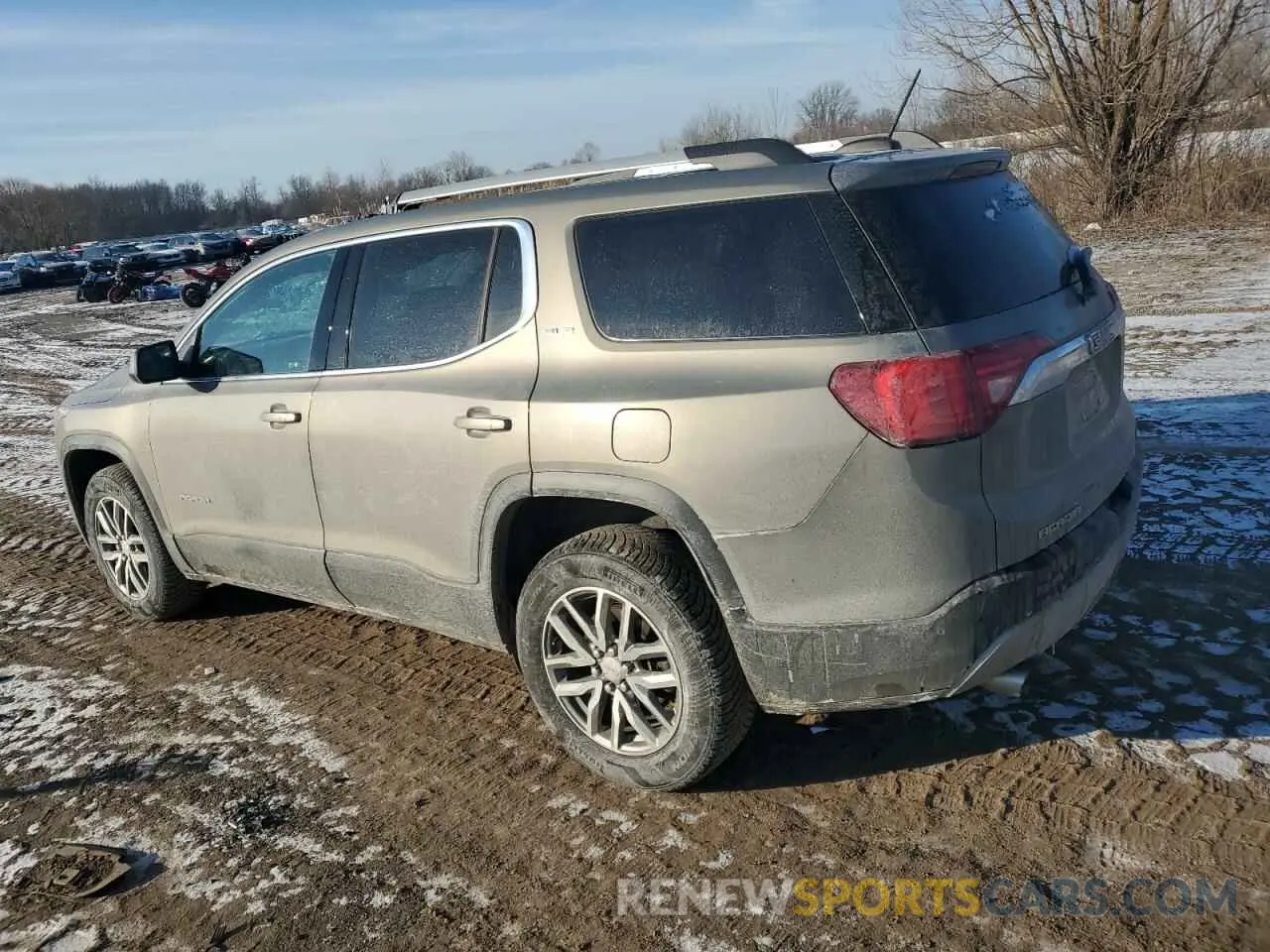 2 Photograph of a damaged car 1GKKNSLSXKZ107501 GMC ACADIA 2019