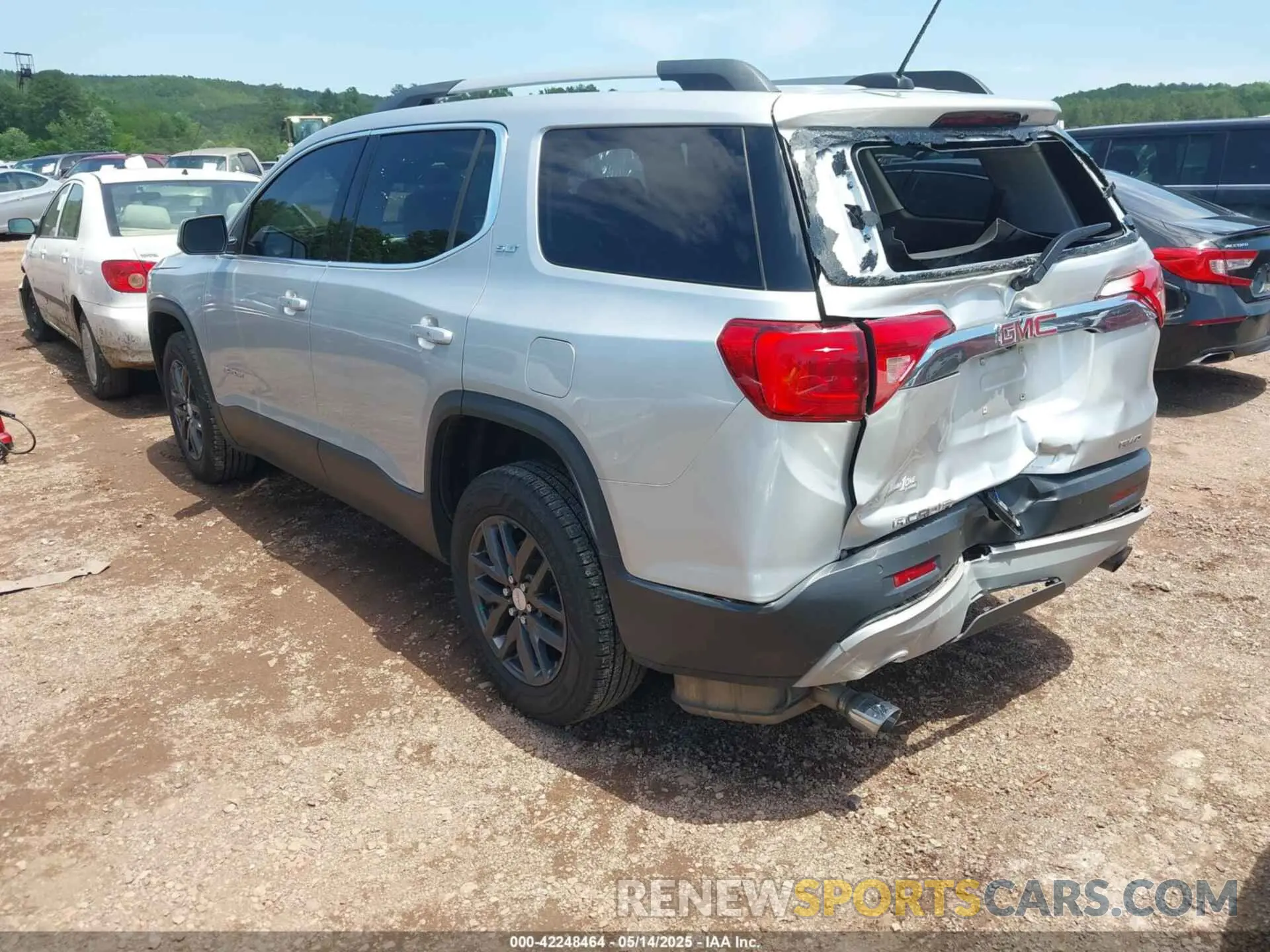 3 Фотография поврежденного автомобиля 1GKKNULS3KZ228513 GMC ACADIA 2019