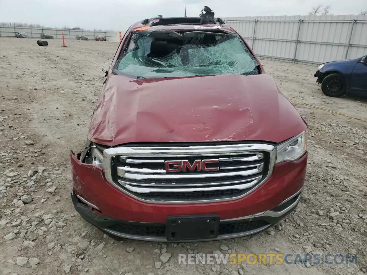 5 Фотография поврежденного автомобиля 1GKKNULS6KZ217005 GMC ACADIA 2019