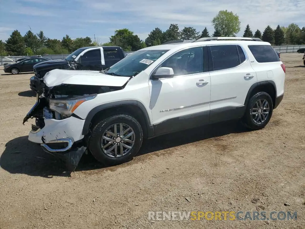 1 Фотография поврежденного автомобиля 1GKKNULS7KZ130665 GMC ACADIA 2019