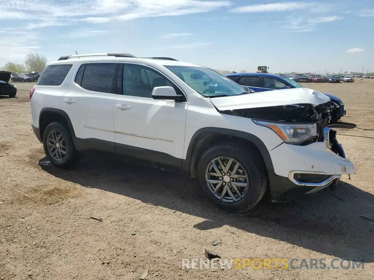 4 Фотография поврежденного автомобиля 1GKKNULS7KZ130665 GMC ACADIA 2019