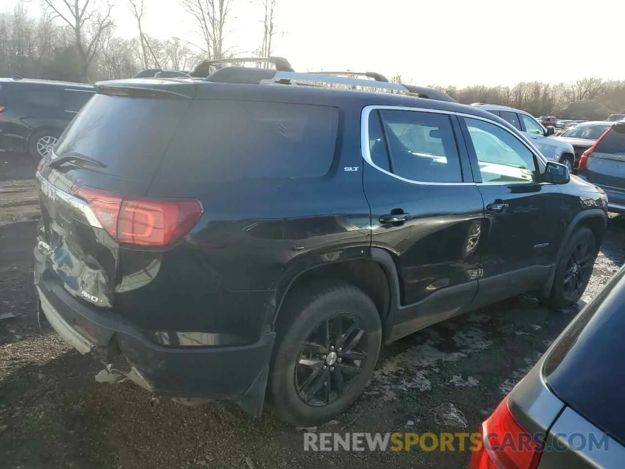 3 Фотография поврежденного автомобиля 1GKKNULS8KZ110649 GMC ACADIA 2019