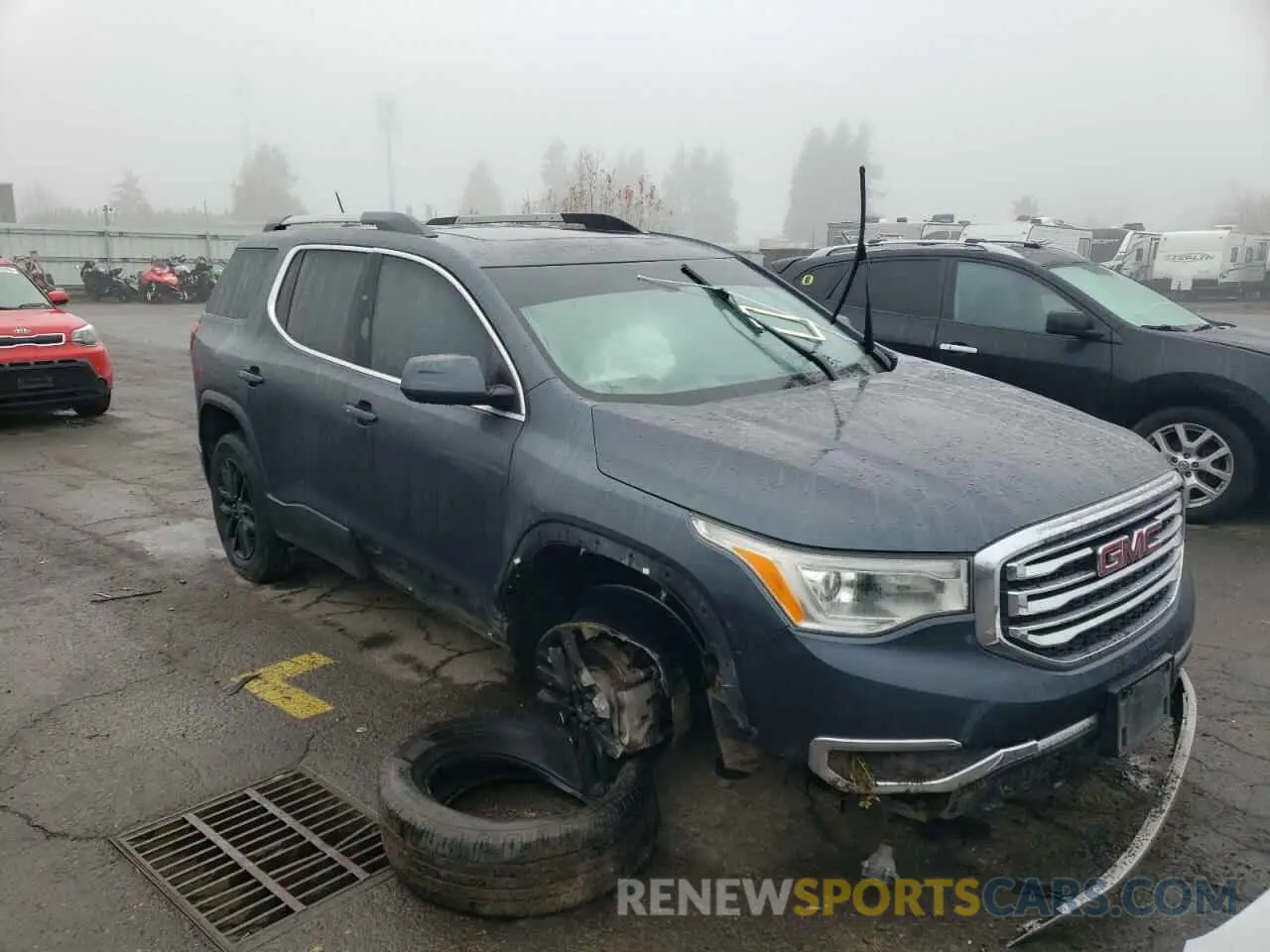 4 Фотография поврежденного автомобиля 1GKKNULSXKZ130692 GMC ACADIA 2019