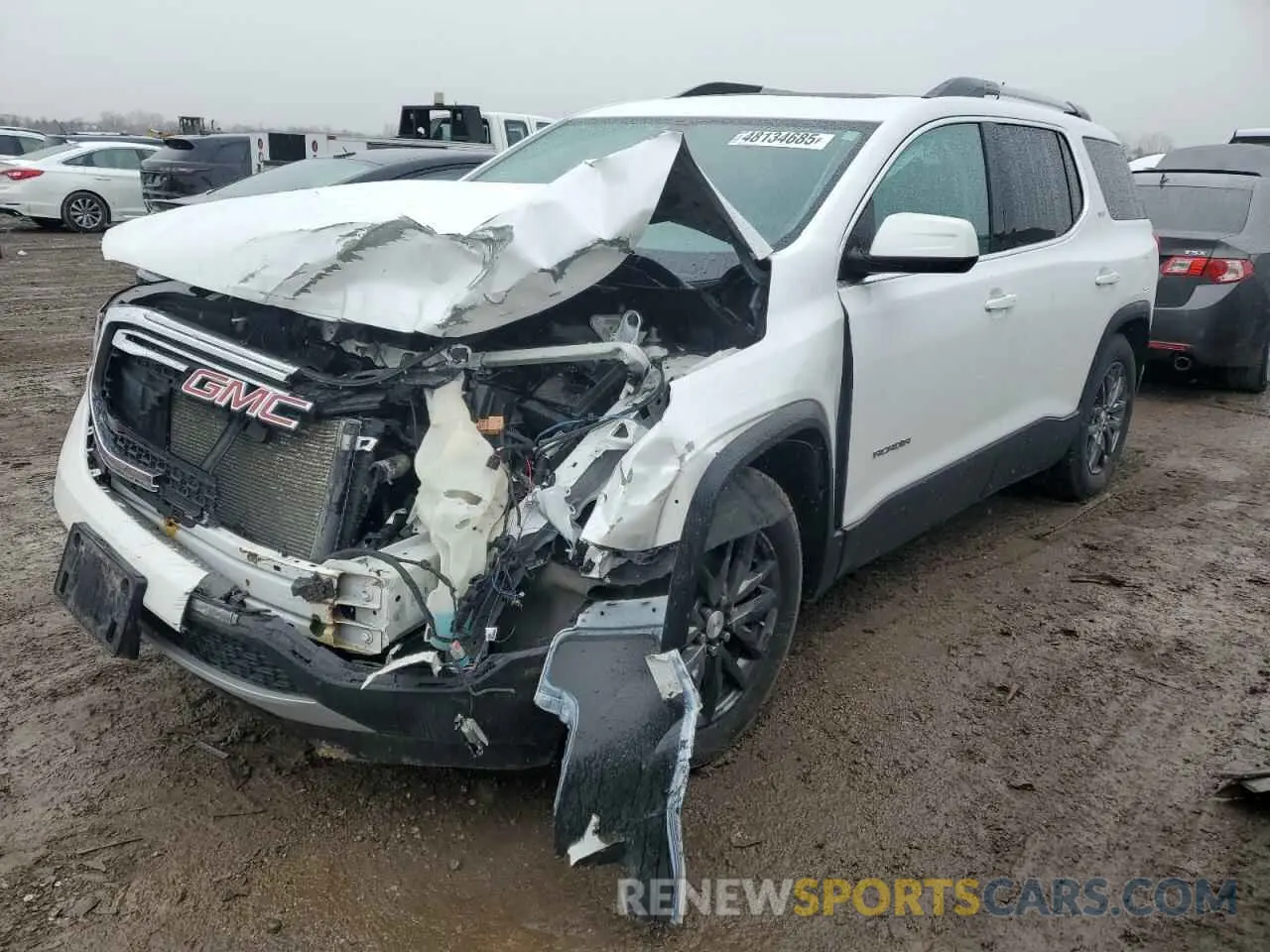 1 Photograph of a damaged car 1GKKNULSXKZ170111 GMC ACADIA 2019