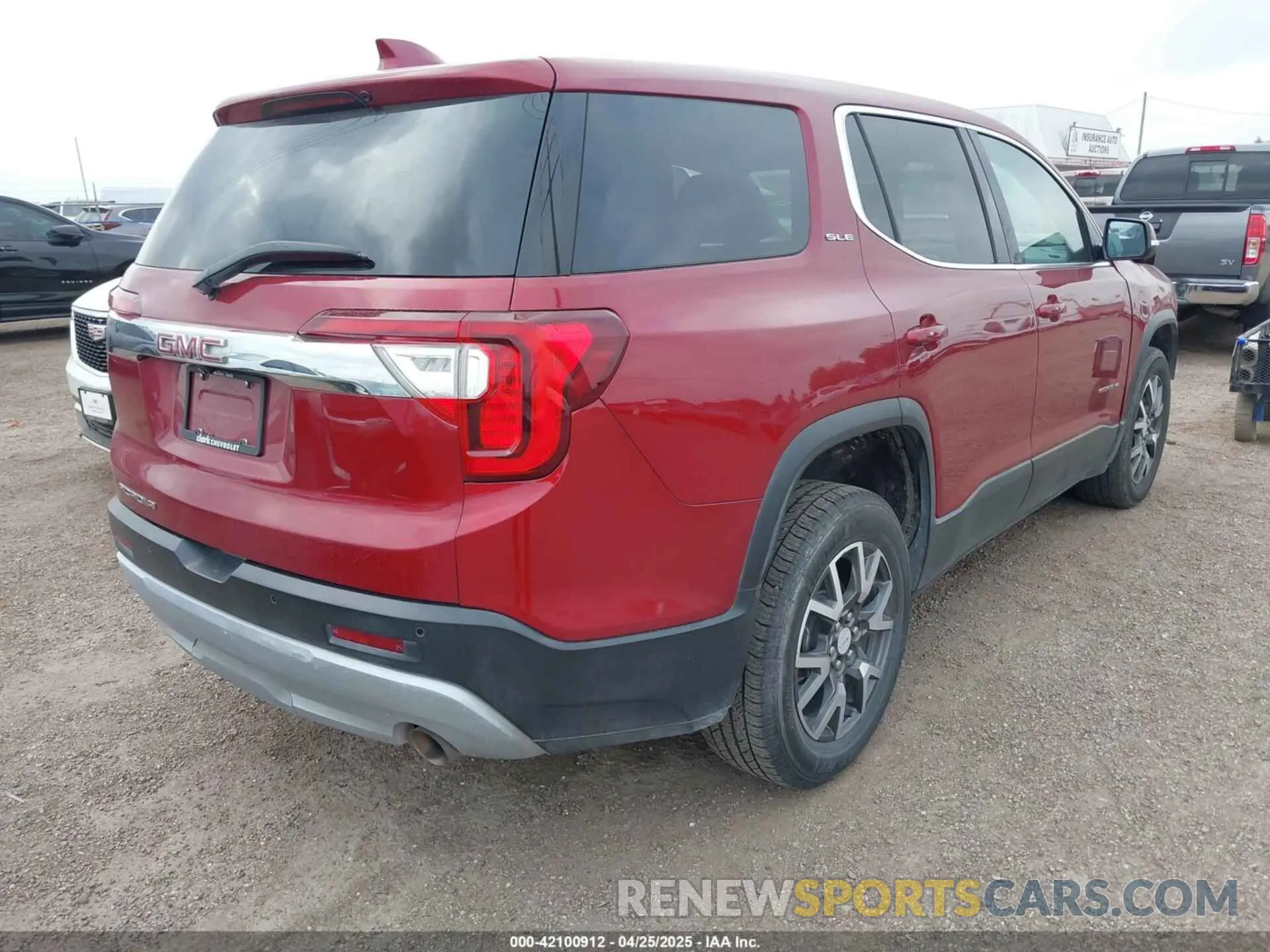 4 Фотография поврежденного автомобиля 1GKKNKLA3LZ162137 GMC ACADIA 2020
