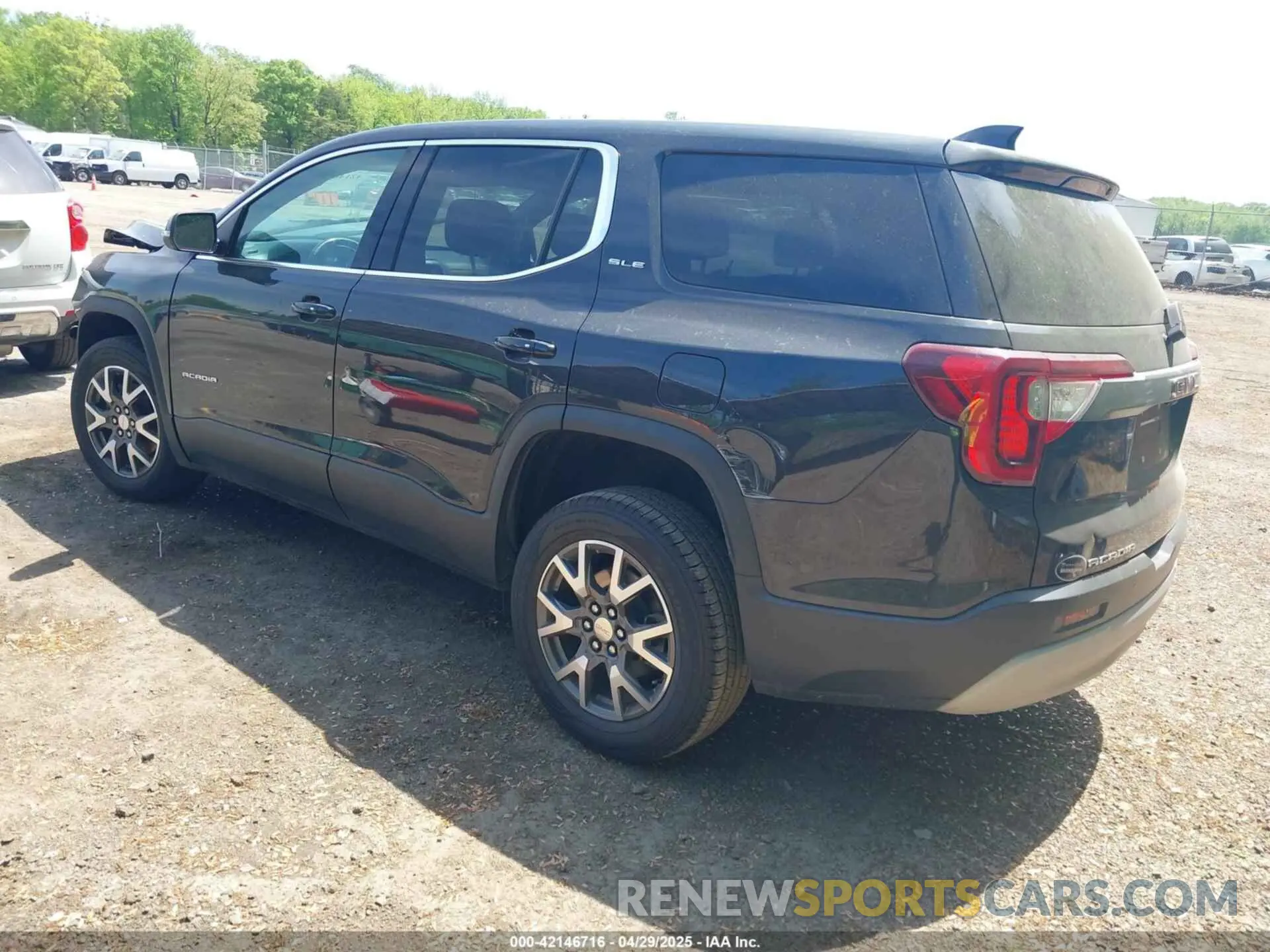 3 Фотография поврежденного автомобиля 1GKKNKLA4LZ223060 GMC ACADIA 2020