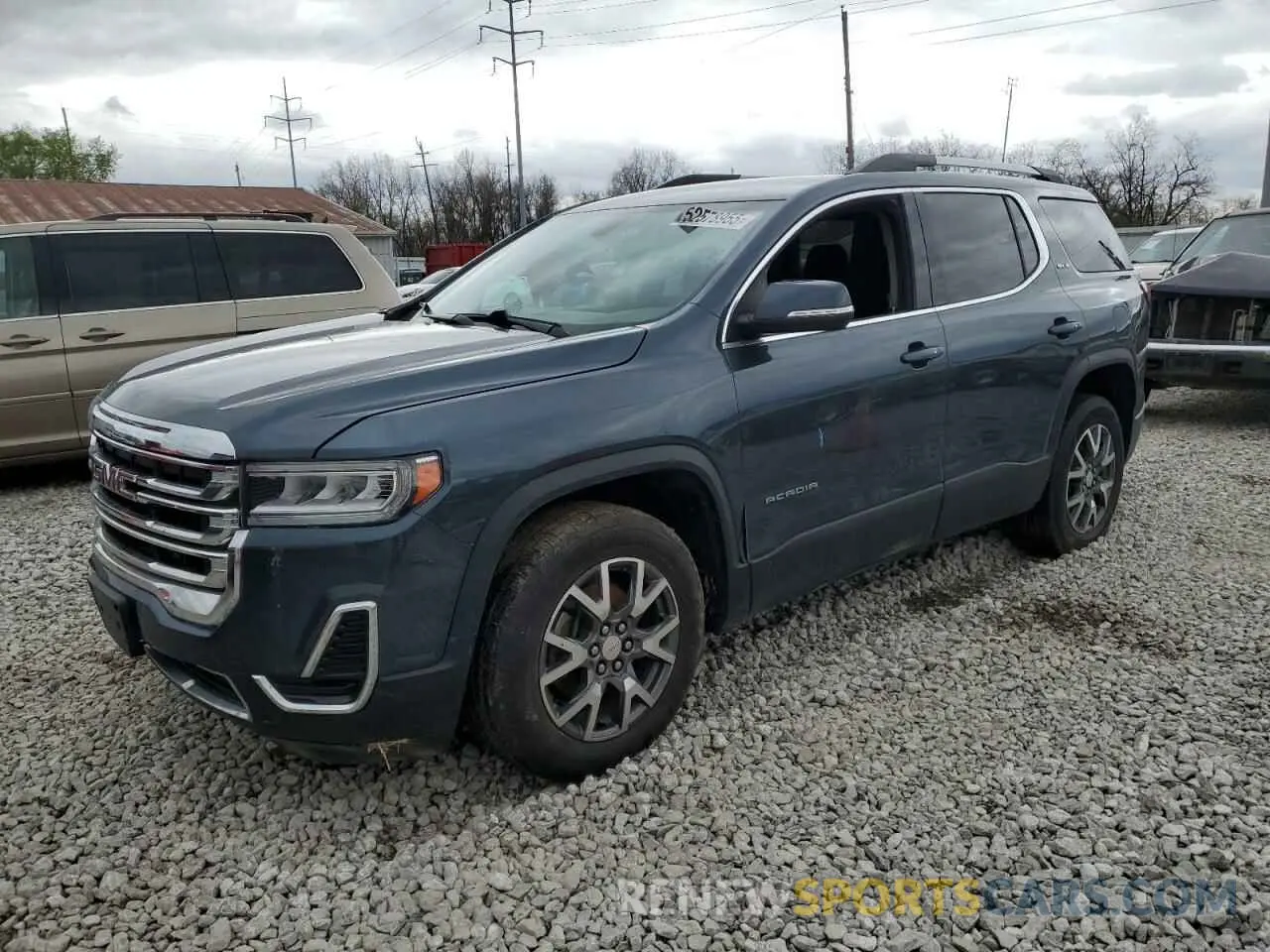 1 Photograph of a damaged car 1GKKNKLA5LZ198363 GMC ACADIA 2020