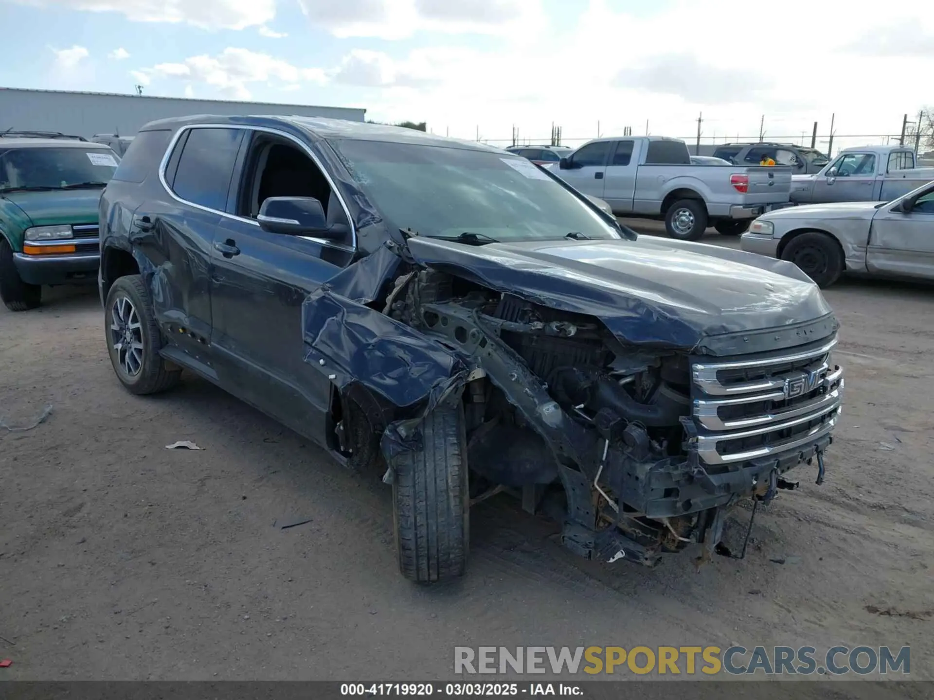 6 Photograph of a damaged car 1GKKNKLA7LZ223893 GMC ACADIA 2020
