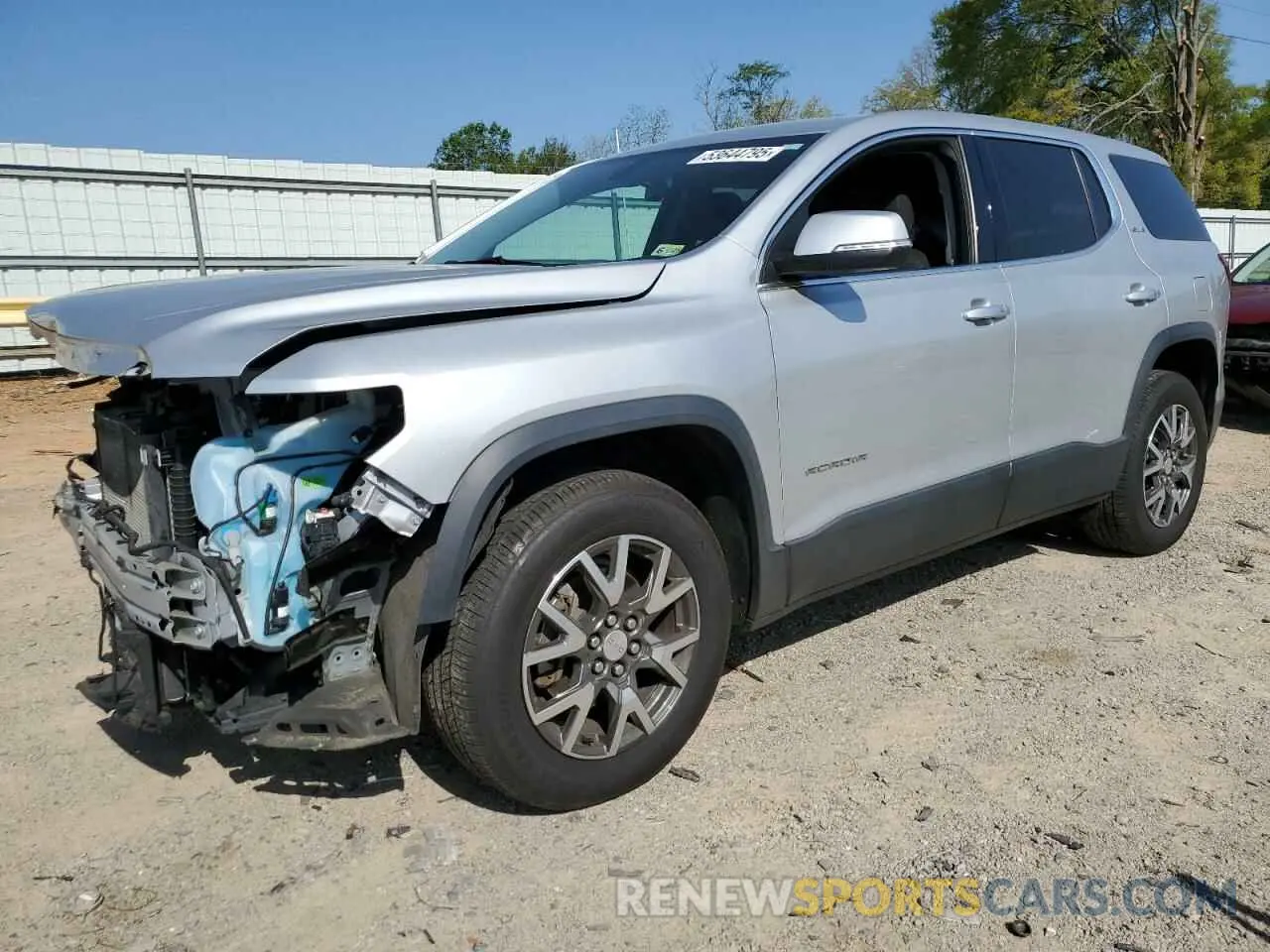 1 Photograph of a damaged car 1GKKNKLA8LZ208318 GMC ACADIA 2020