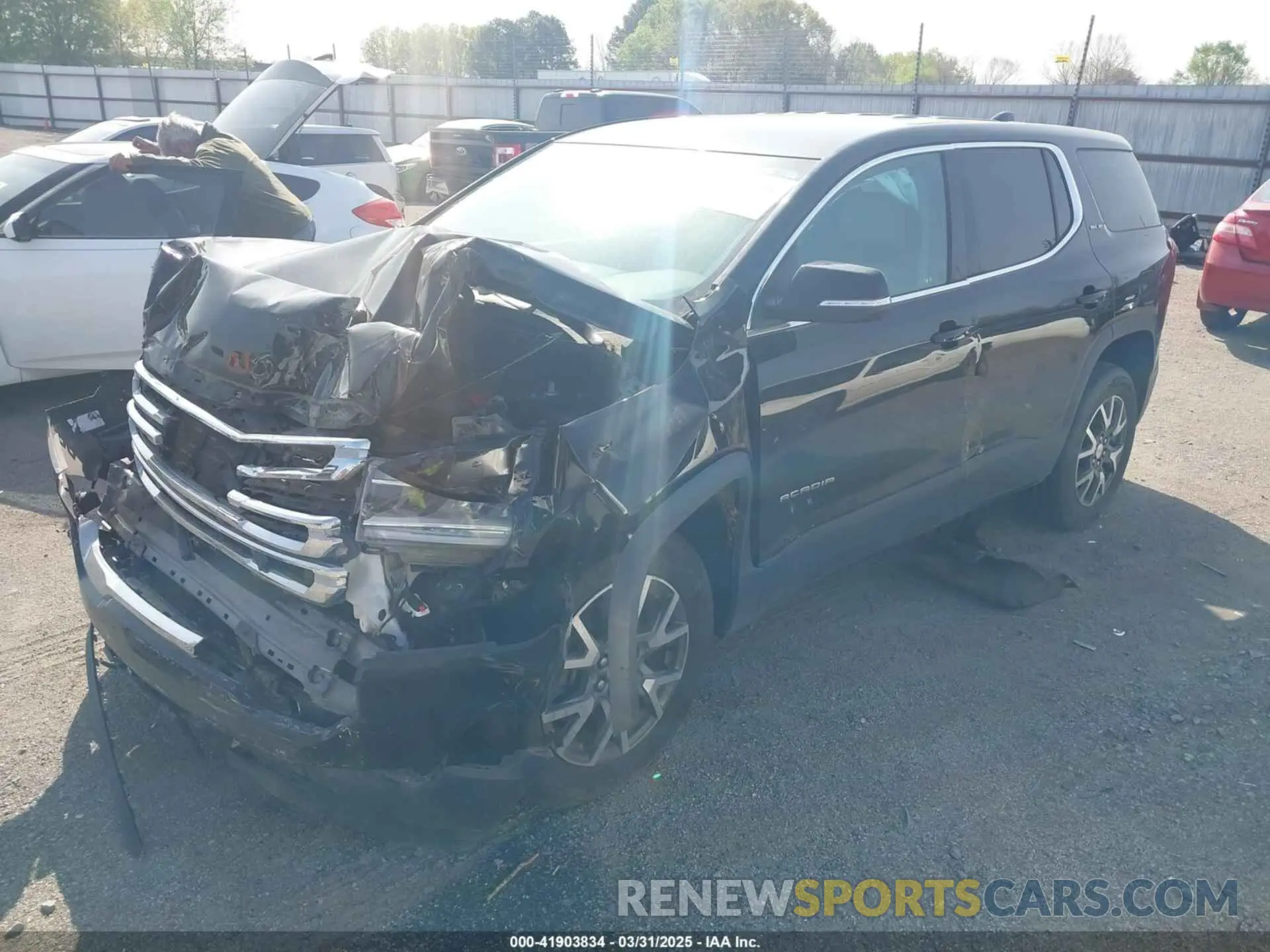 2 Фотография поврежденного автомобиля 1GKKNKLAXLZ210734 GMC ACADIA 2020