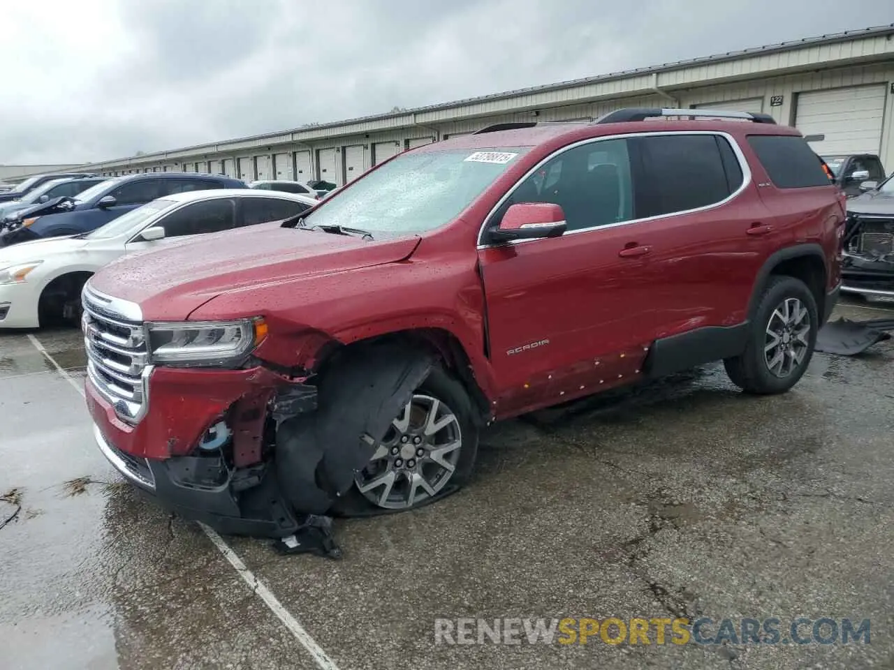 1 Photograph of a damaged car 1GKKNKLS1LZ142817 GMC ACADIA 2020