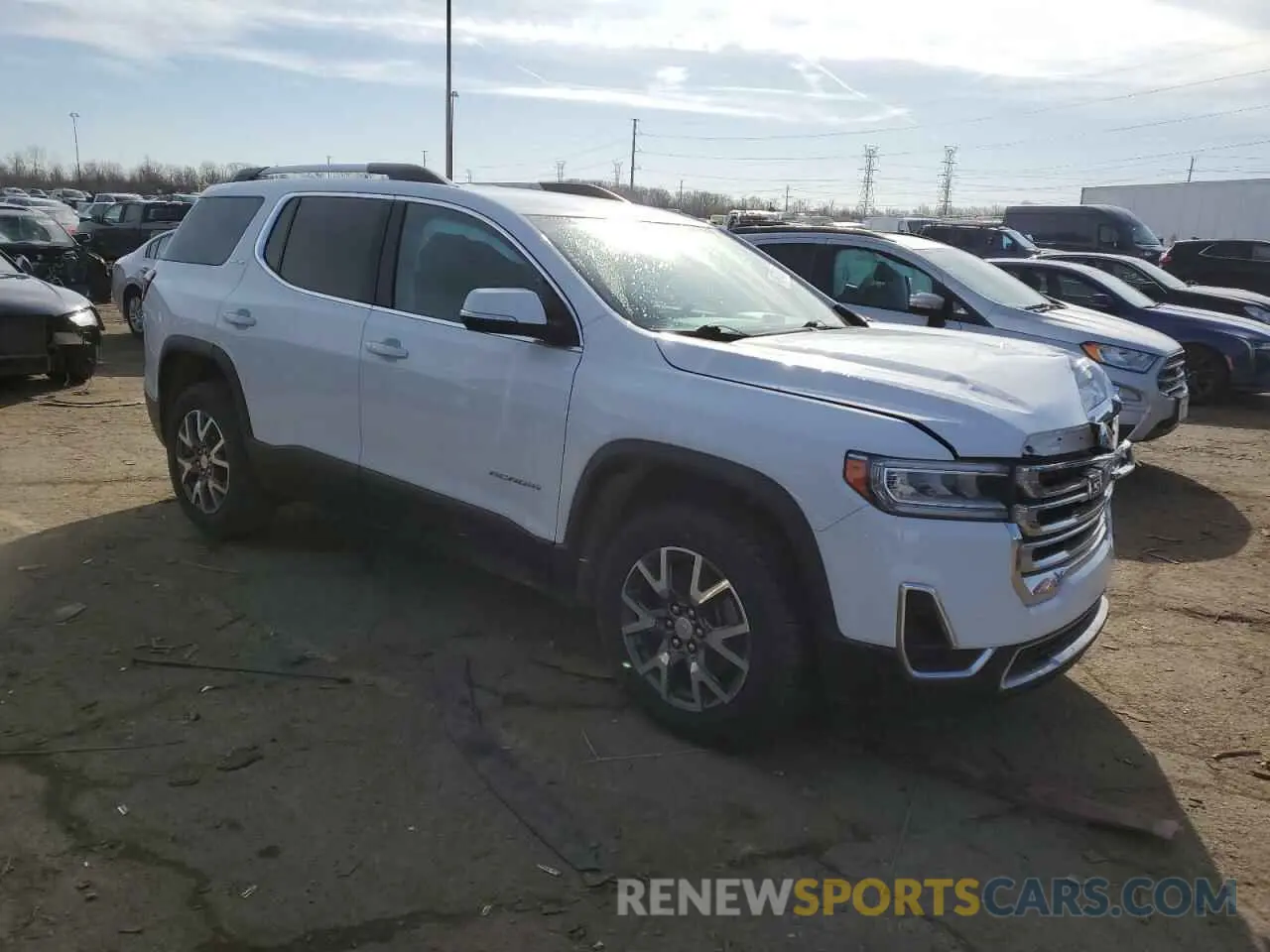 4 Photograph of a damaged car 1GKKNKLS2LZ176202 GMC ACADIA 2020
