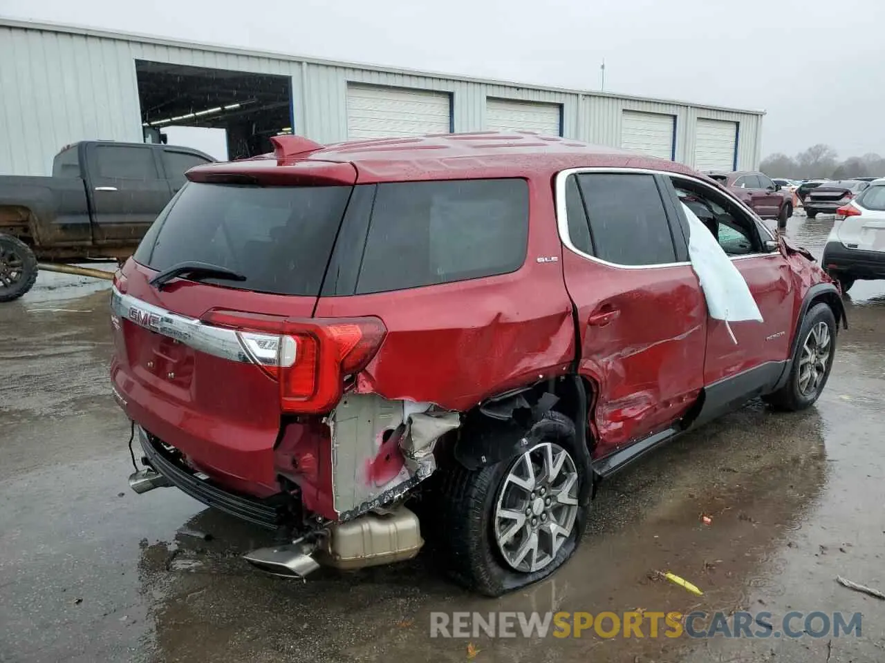3 Фотография поврежденного автомобиля 1GKKNKLS9LZ163527 GMC ACADIA 2020