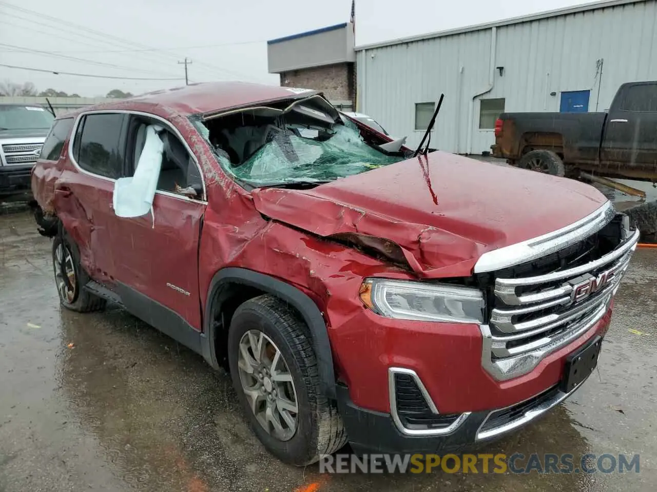 4 Фотография поврежденного автомобиля 1GKKNKLS9LZ163527 GMC ACADIA 2020