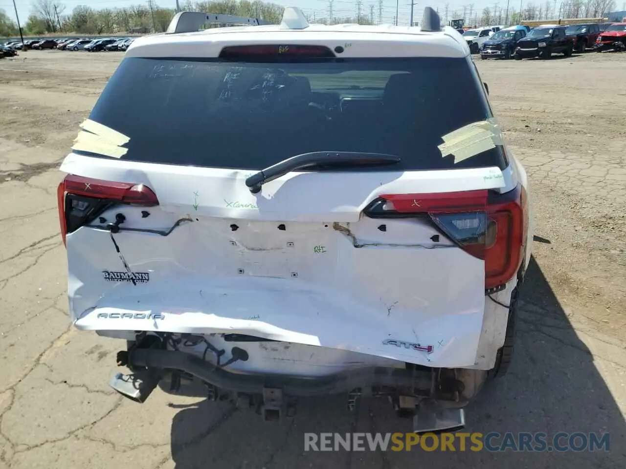 6 Photograph of a damaged car 1GKKNLLS3LZ171600 GMC ACADIA 2020