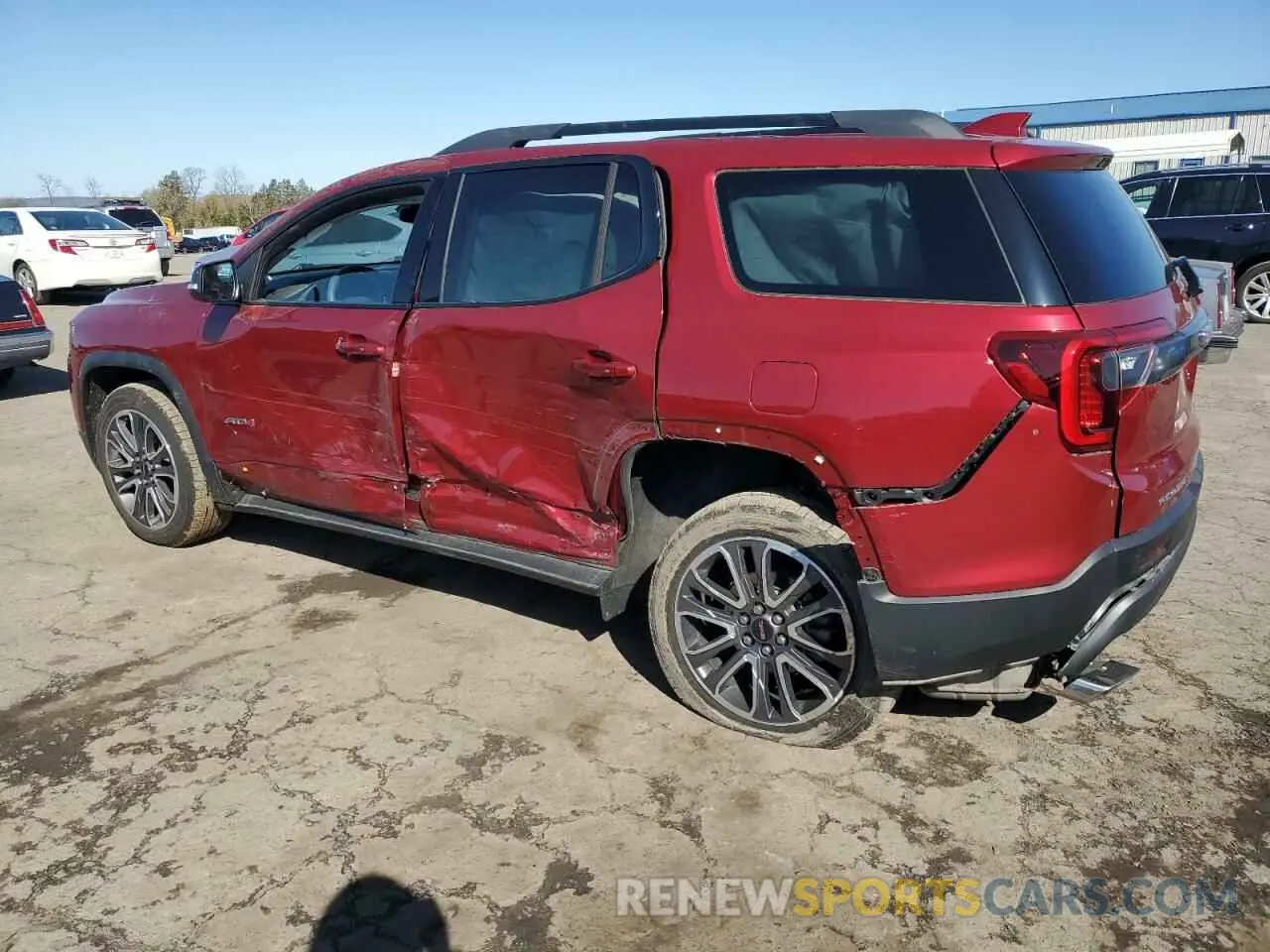 2 Photograph of a damaged car 1GKKNLLS6LZ144360 GMC ACADIA 2020