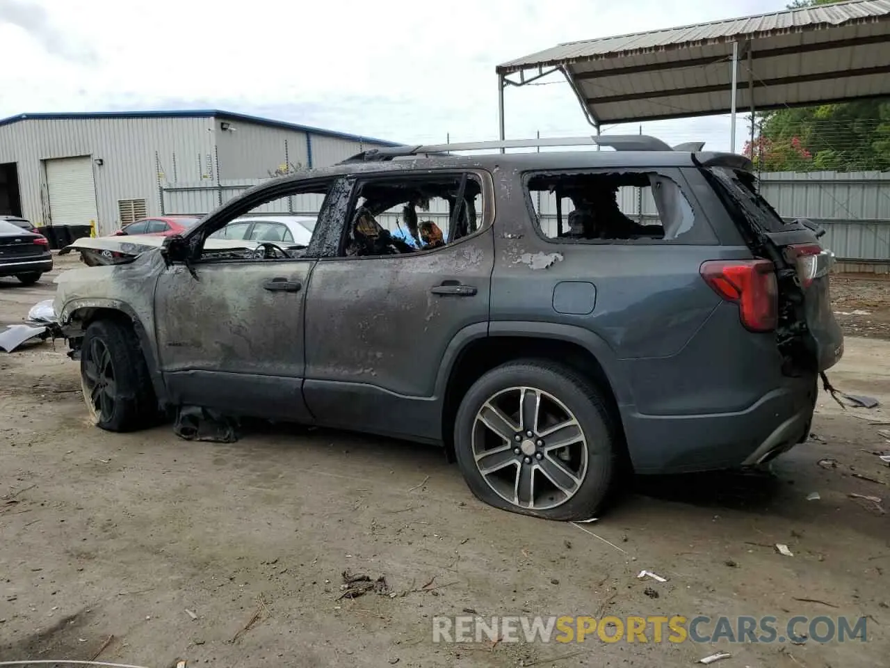 2 Photograph of a damaged car 1GKKNMLS4LZ221328 GMC ACADIA 2020