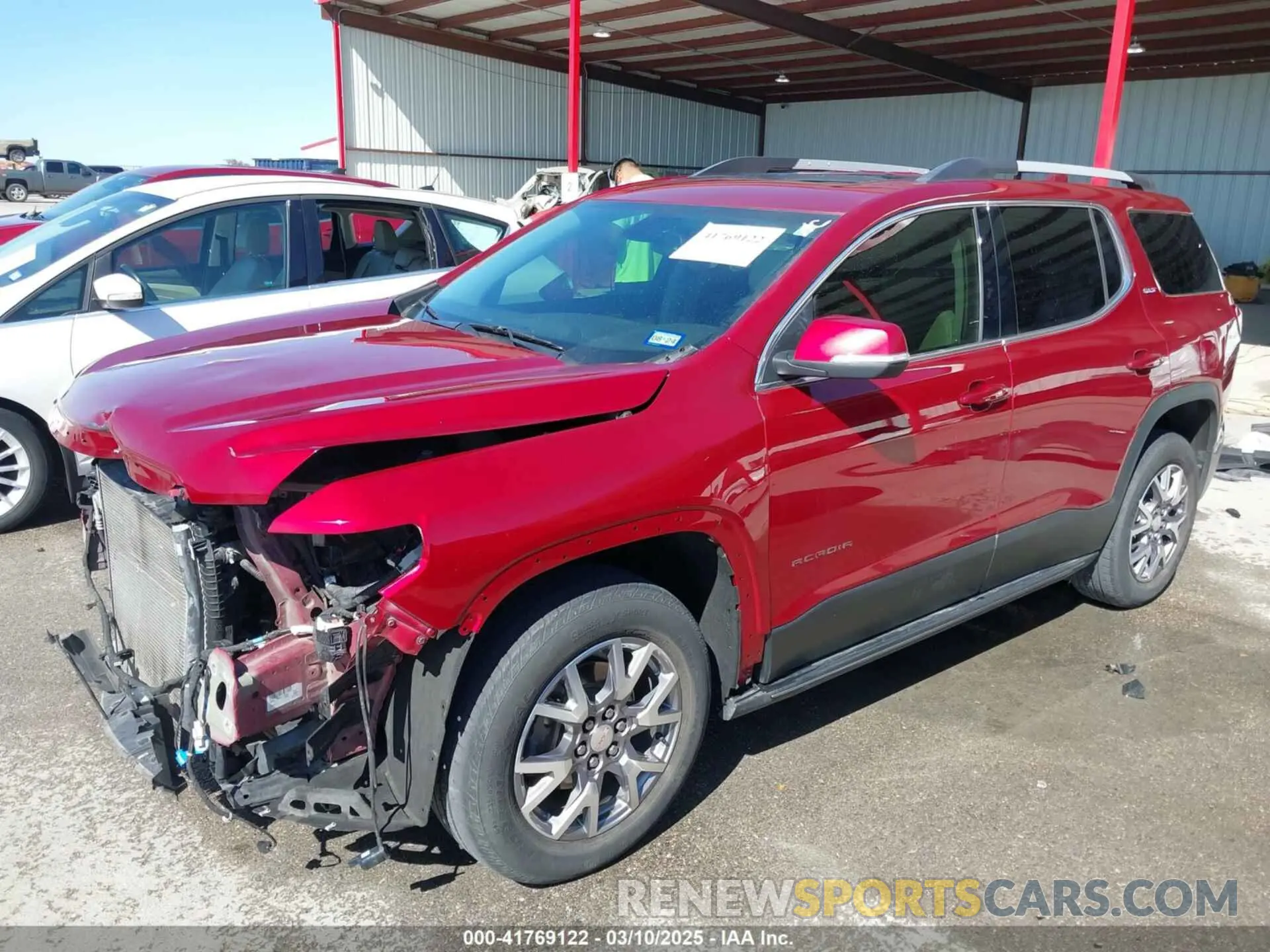 2 Фотография поврежденного автомобиля 1GKKNMLS7LZ209156 GMC ACADIA 2020