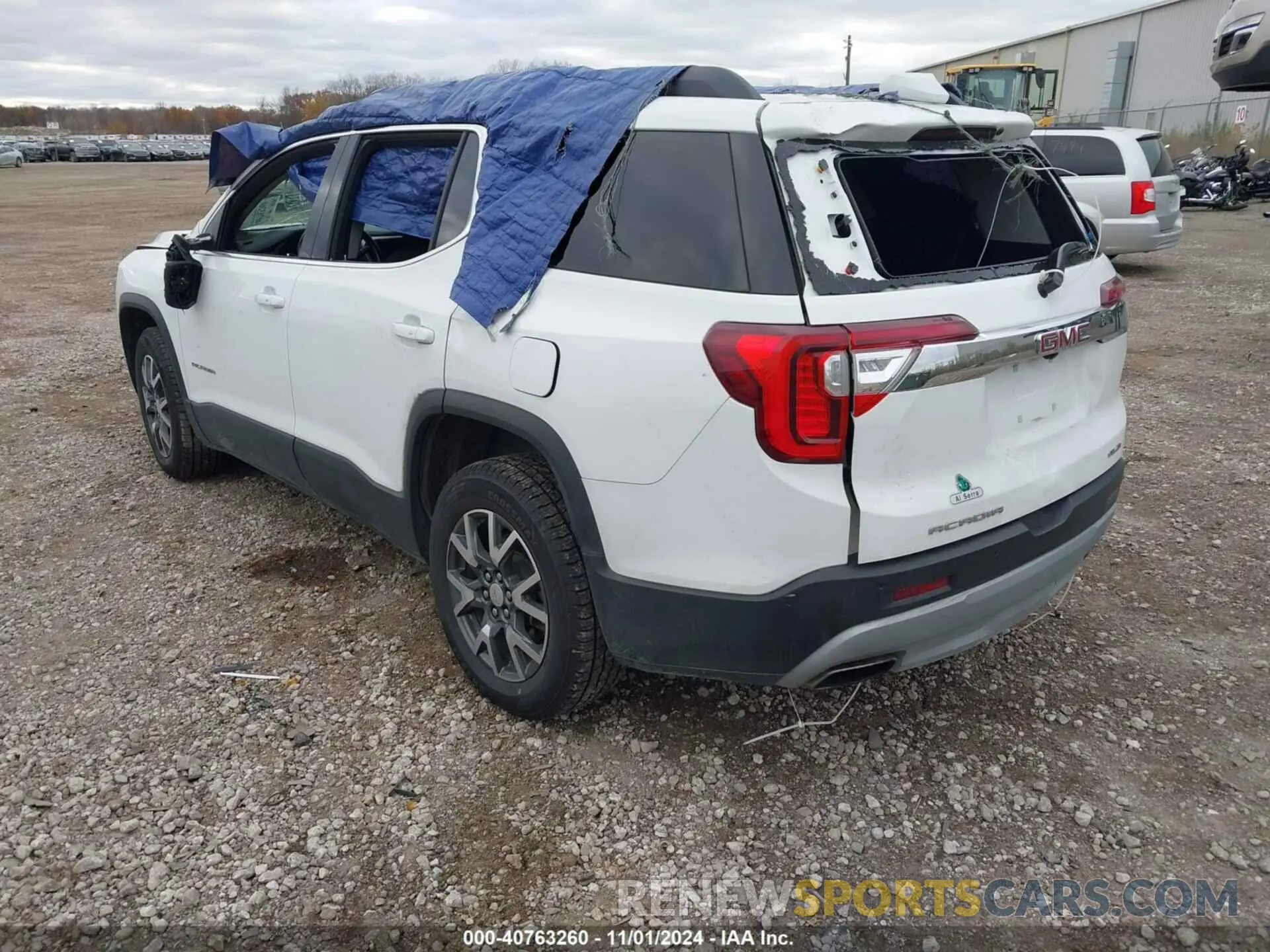 3 Photograph of a damaged car 1GKKNRLSXLZ234243 GMC ACADIA 2020