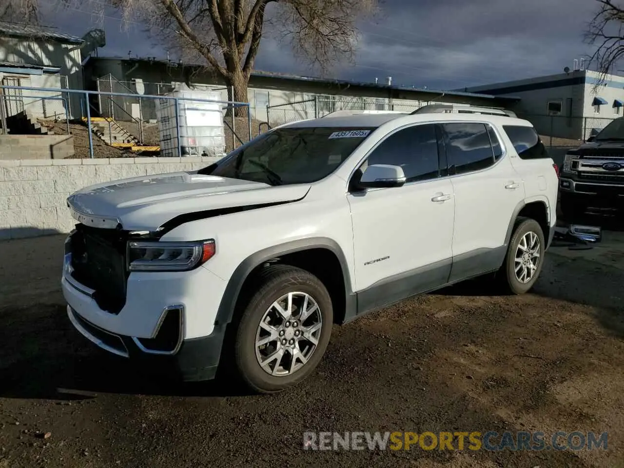 1 Photograph of a damaged car 1GKKNUL46LZ197101 GMC ACADIA 2020
