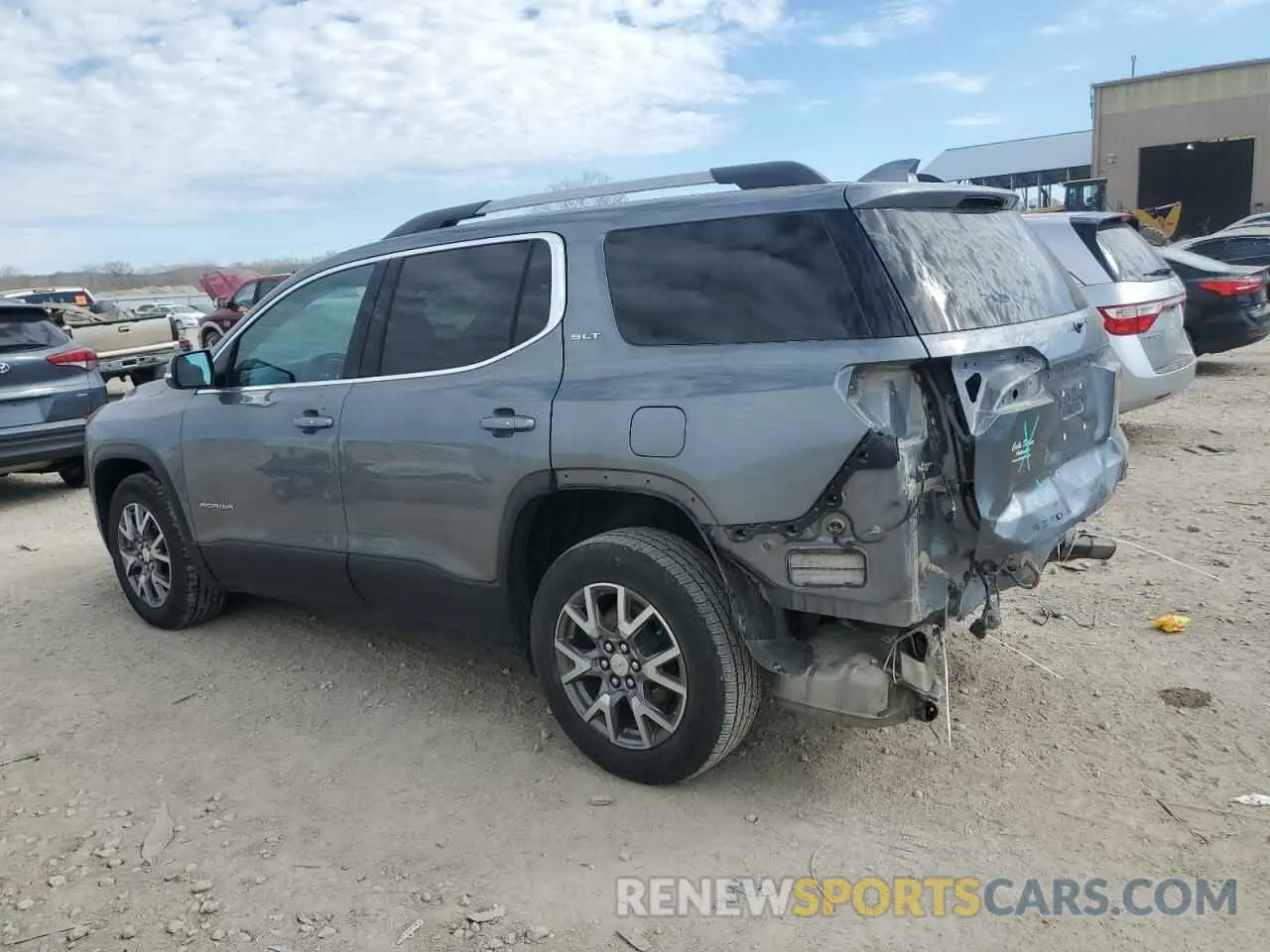 2 Фотография поврежденного автомобиля 1GKKNULS2LZ182156 GMC ACADIA 2020