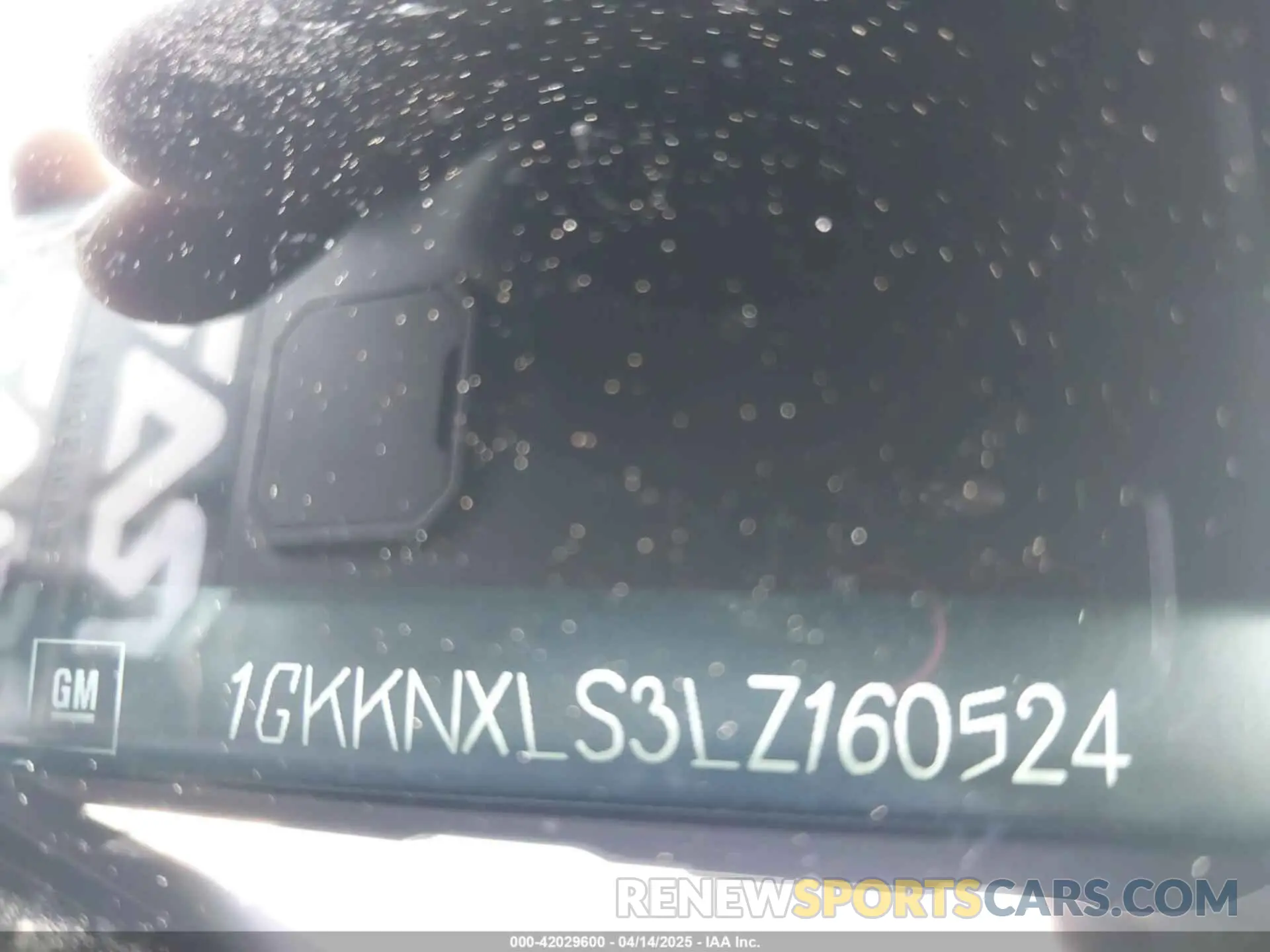 9 Фотография поврежденного автомобиля 1GKKNXLS3LZ160524 GMC ACADIA 2020