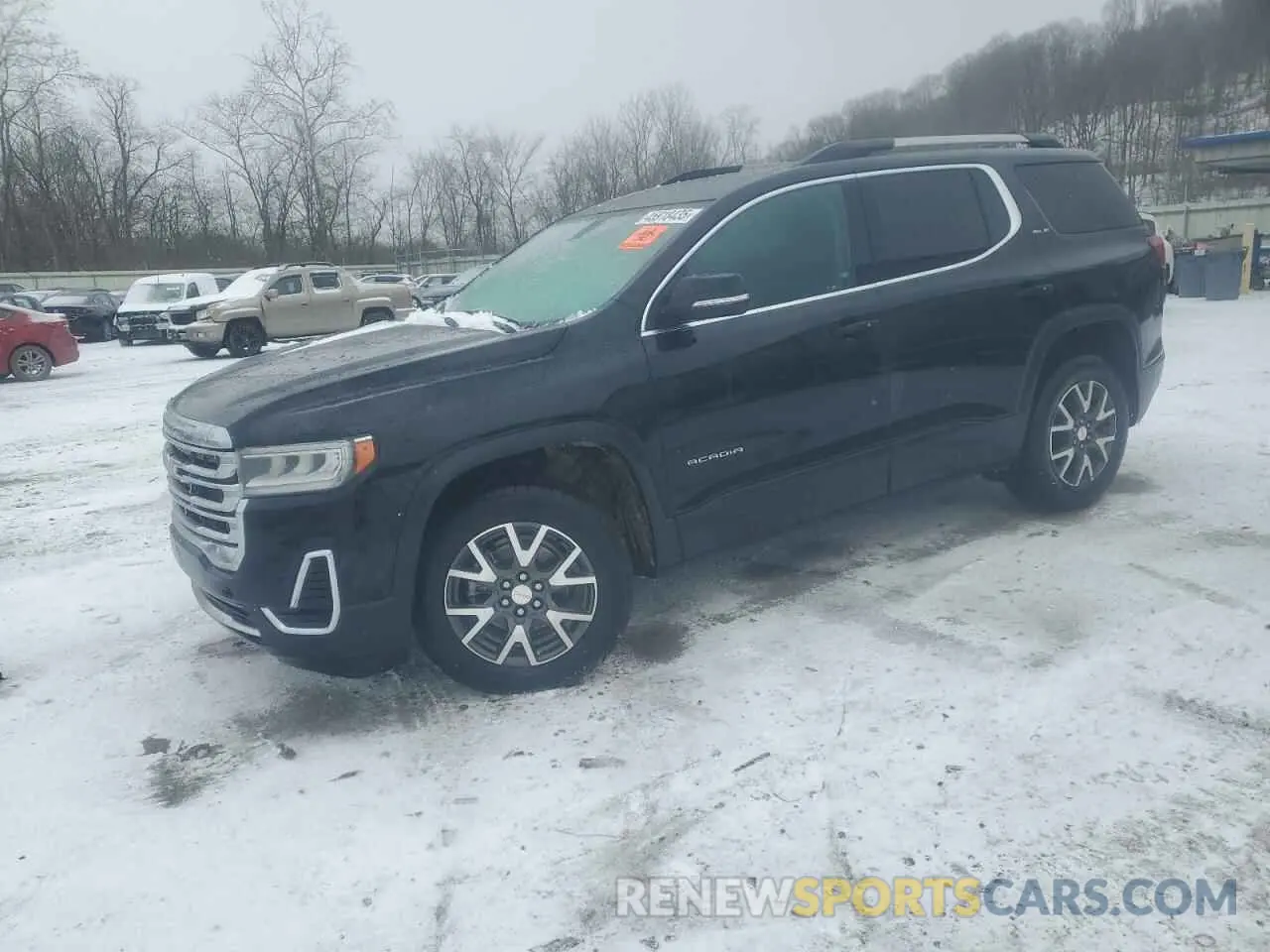 1 Photograph of a damaged car 1GKKNKLA0MZ156426 GMC ACADIA 2021