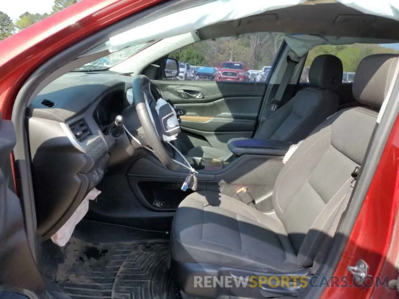 7 Фотография поврежденного автомобиля 1GKKNKLA0MZ177941 GMC ACADIA 2021