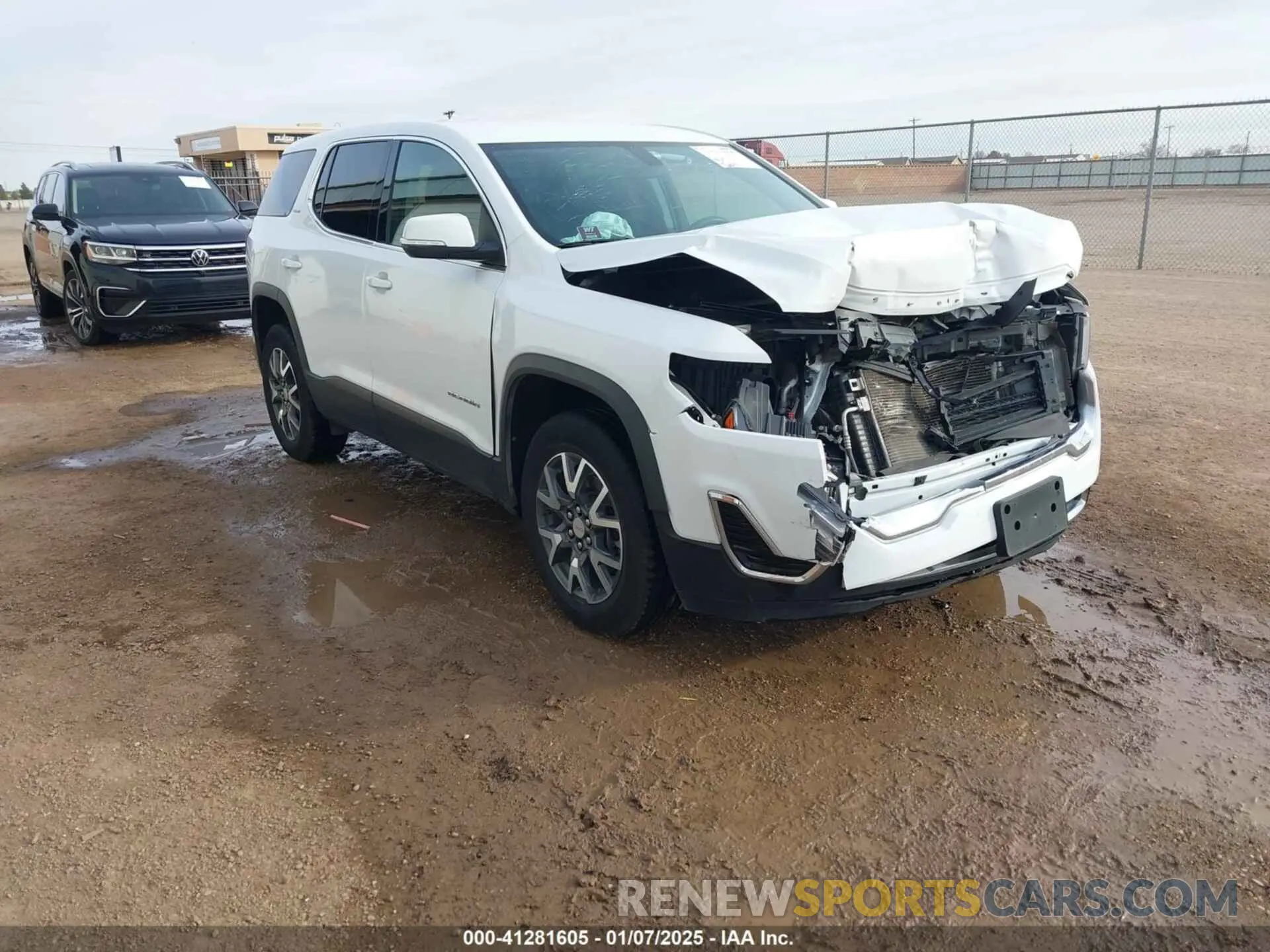 1 Photograph of a damaged car 1GKKNKLA5MZ194931 GMC ACADIA 2021