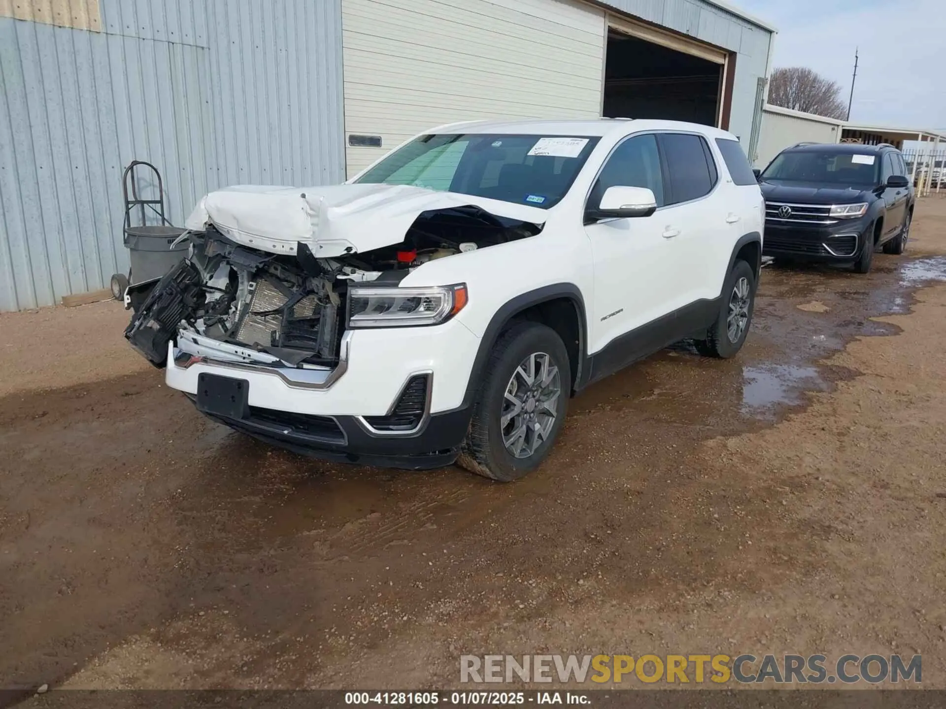2 Photograph of a damaged car 1GKKNKLA5MZ194931 GMC ACADIA 2021