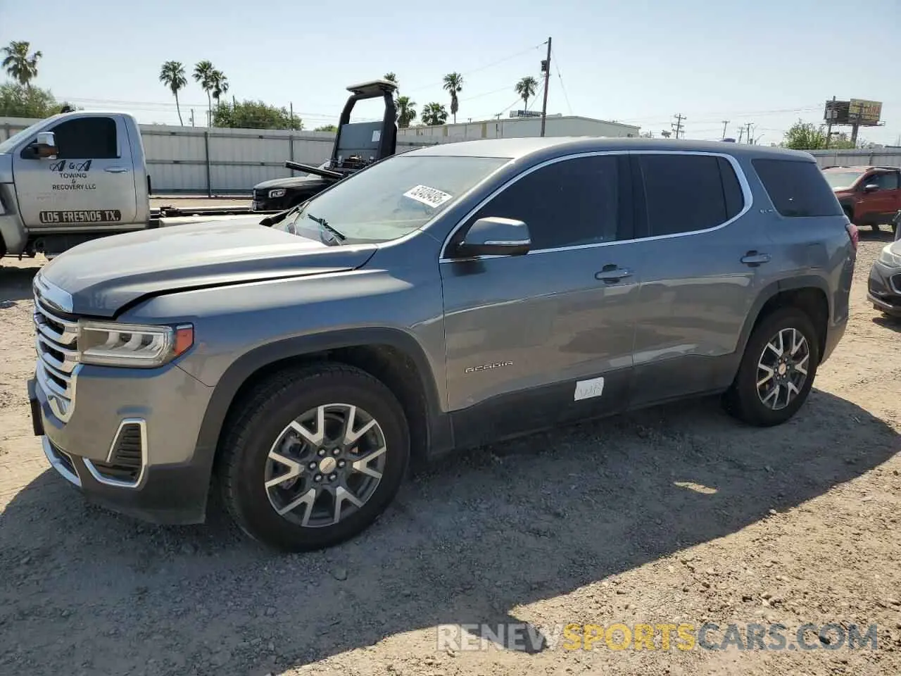 1 Photograph of a damaged car 1GKKNKLA6MZ176857 GMC ACADIA 2021