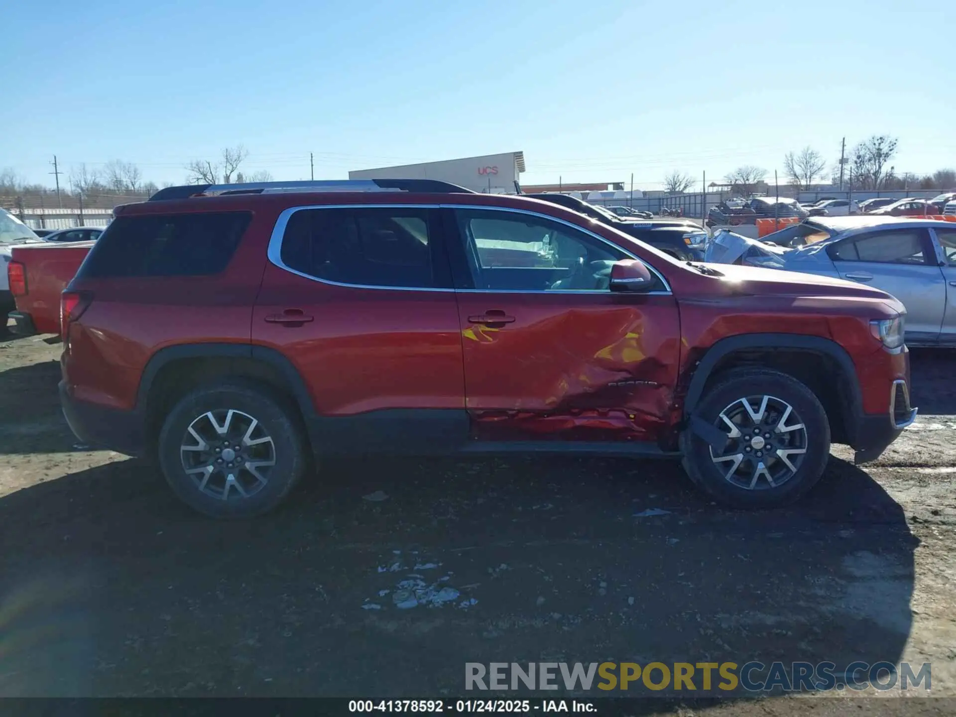 13 Photograph of a damaged car 1GKKNKLA7MZ228898 GMC ACADIA 2021