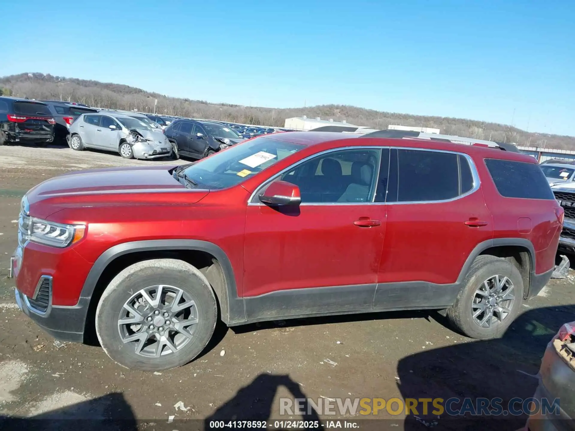 14 Photograph of a damaged car 1GKKNKLA7MZ228898 GMC ACADIA 2021