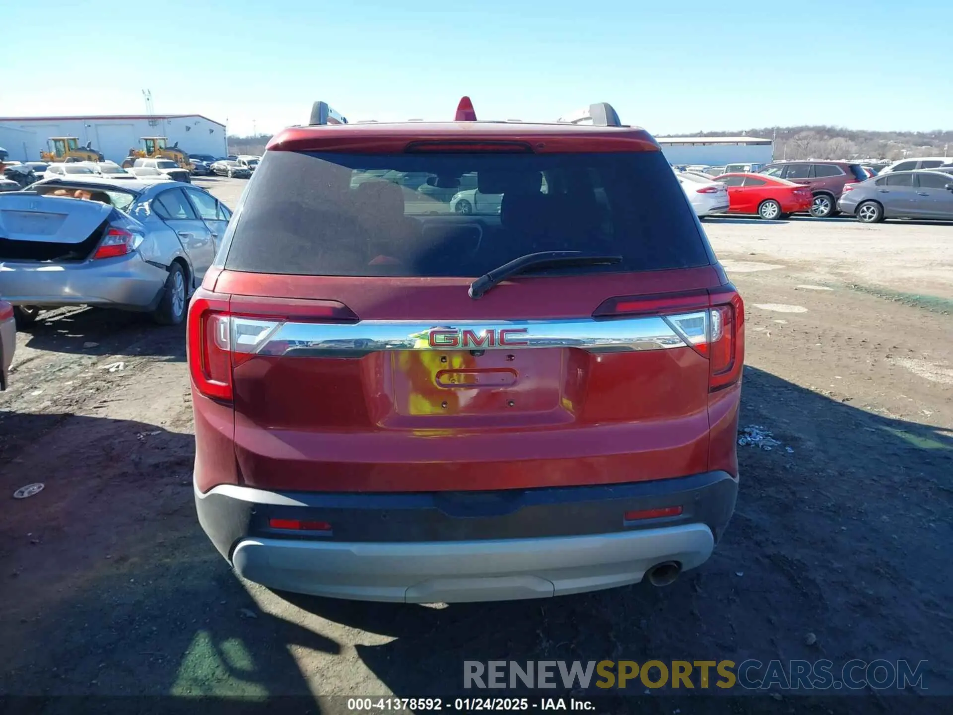 16 Photograph of a damaged car 1GKKNKLA7MZ228898 GMC ACADIA 2021