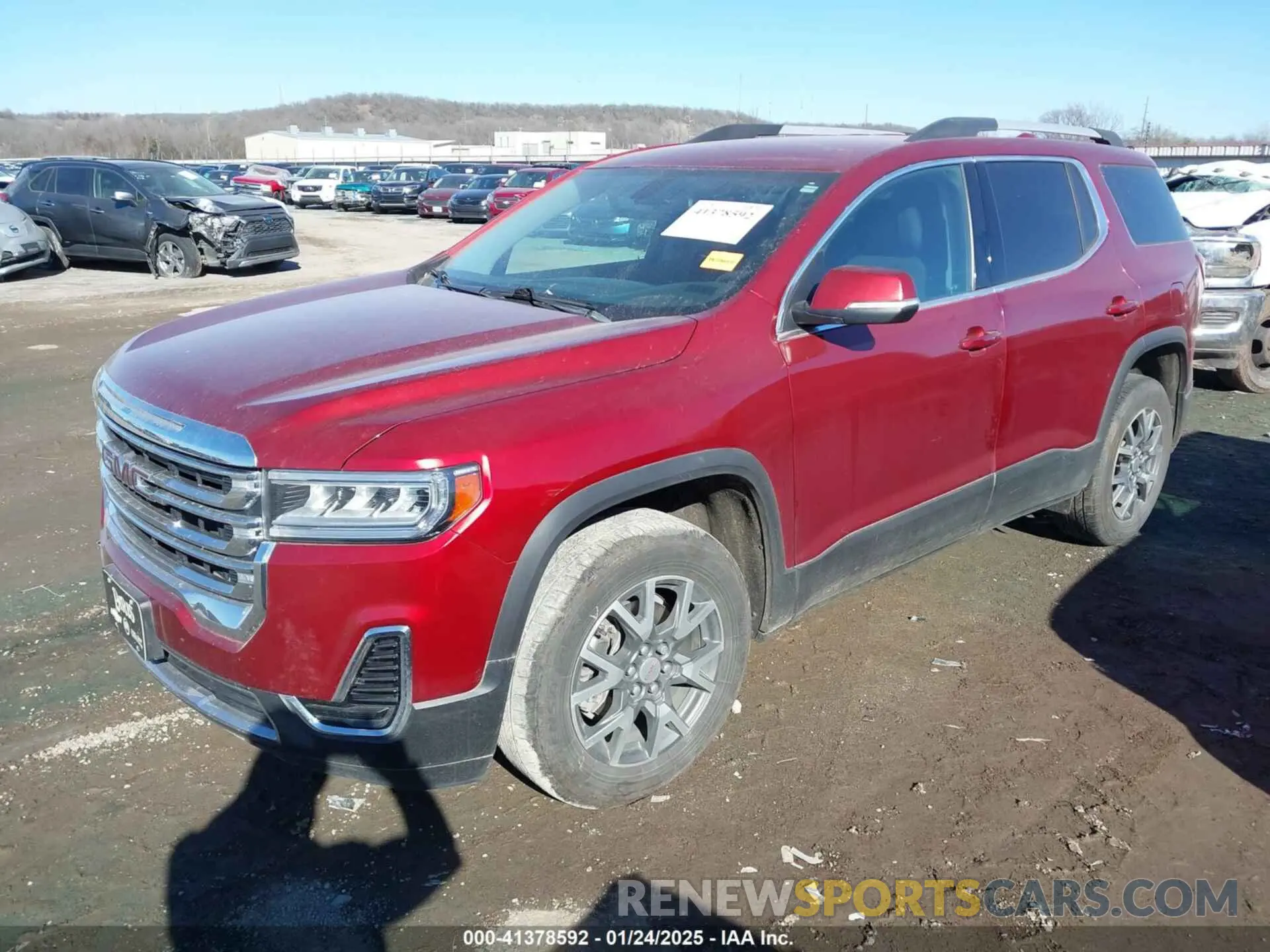 2 Photograph of a damaged car 1GKKNKLA7MZ228898 GMC ACADIA 2021