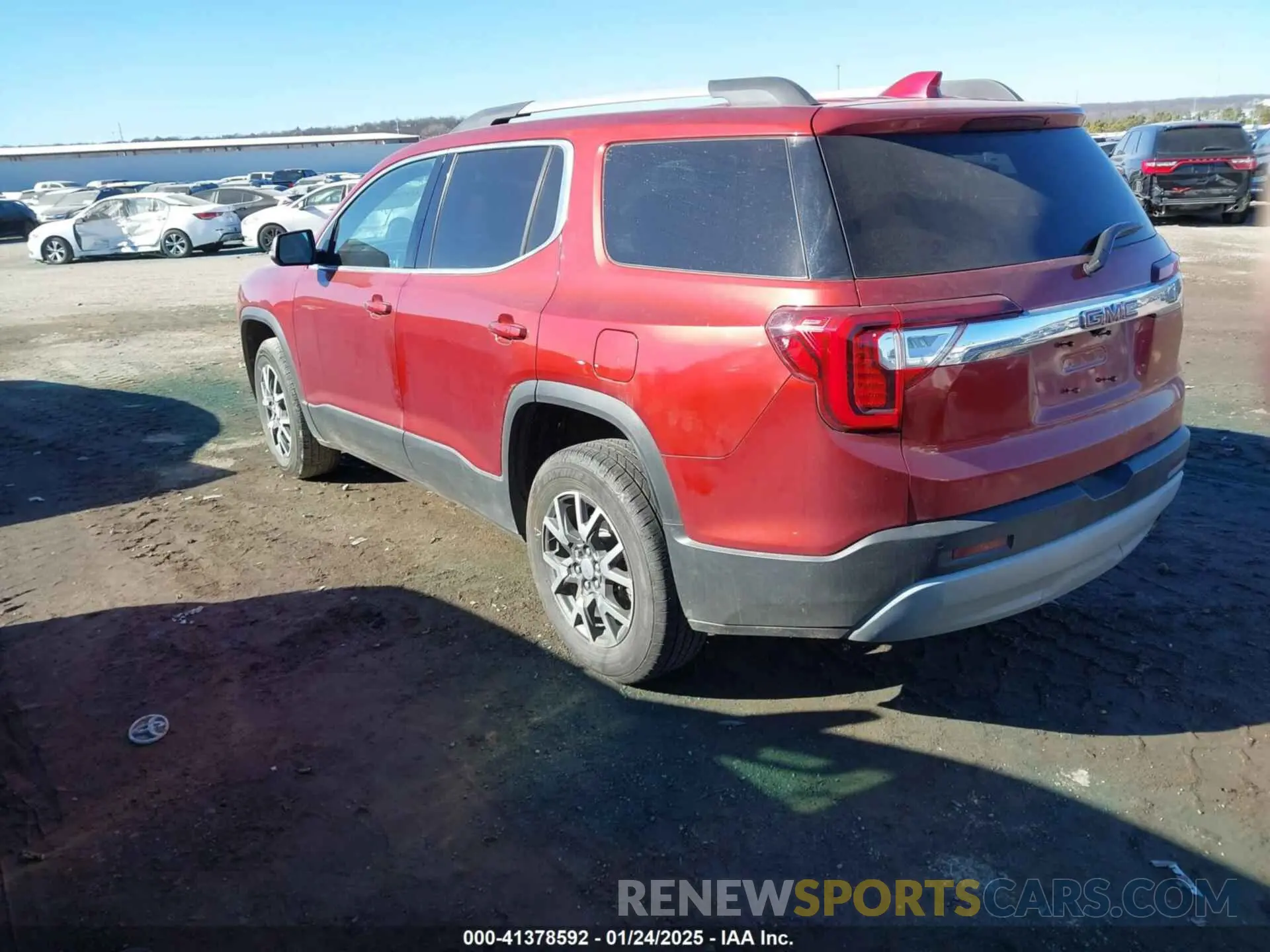 3 Photograph of a damaged car 1GKKNKLA7MZ228898 GMC ACADIA 2021