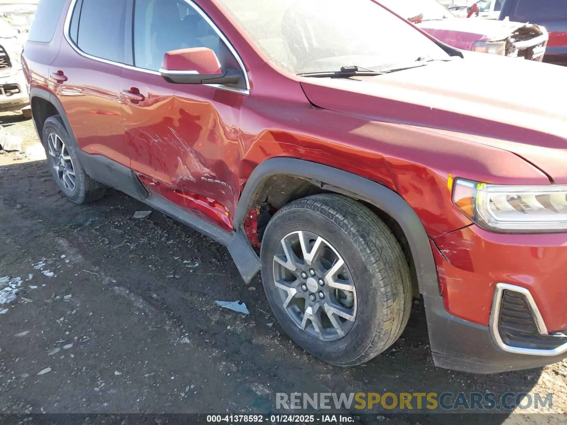 6 Photograph of a damaged car 1GKKNKLA7MZ228898 GMC ACADIA 2021