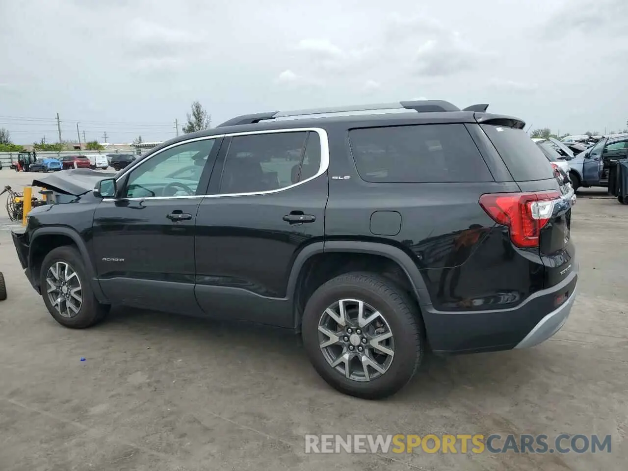 2 Photograph of a damaged car 1GKKNKLAXMZ153646 GMC ACADIA 2021