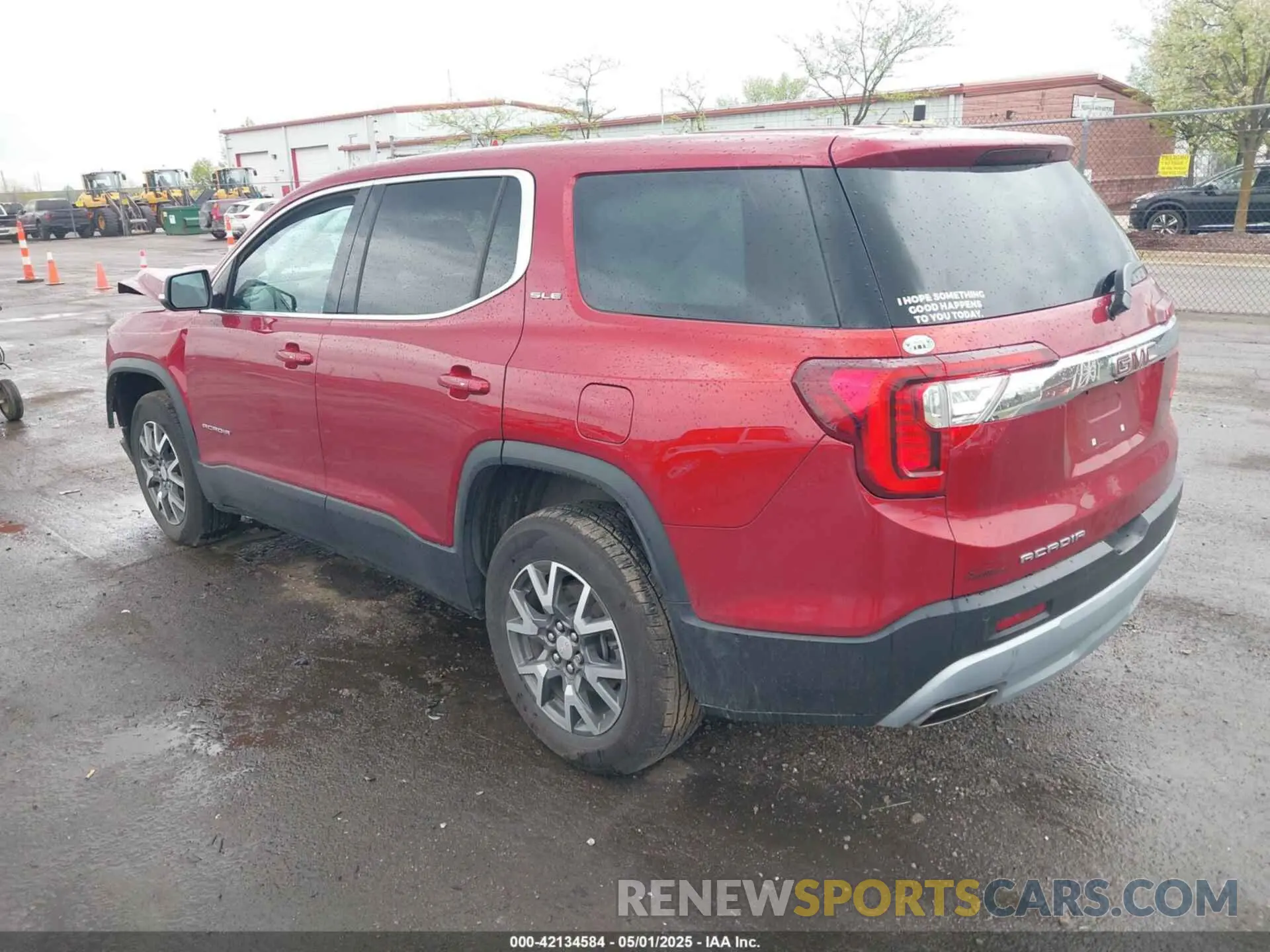 3 Photograph of a damaged car 1GKKNKLS4MZ195111 GMC ACADIA 2021