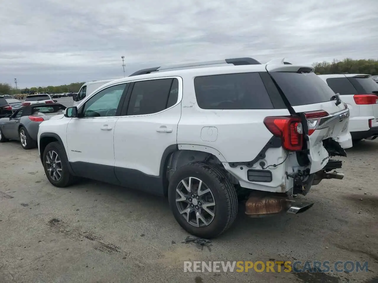 2 Фотография поврежденного автомобиля 1GKKNKLS5MZ202423 GMC ACADIA 2021