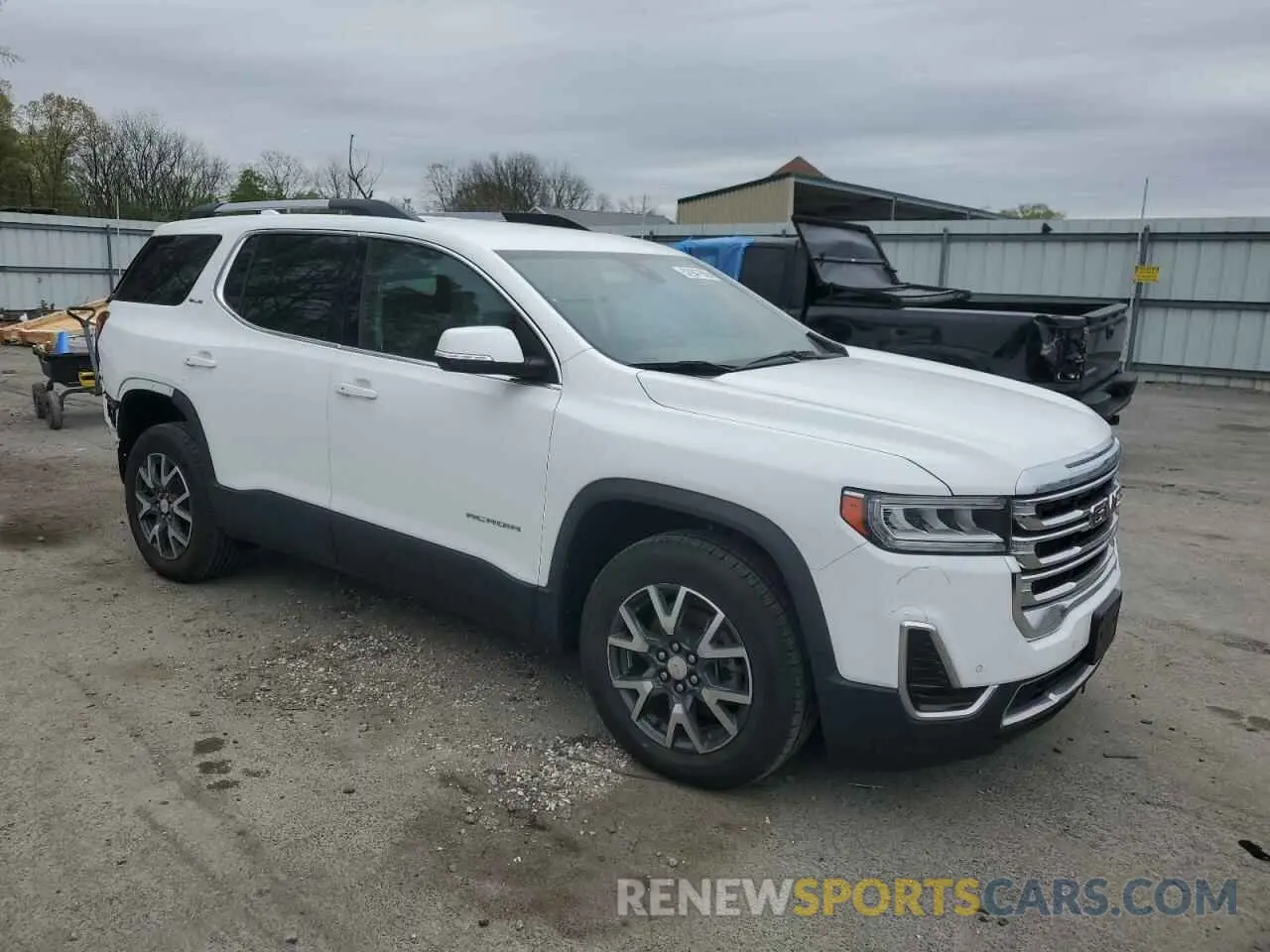 4 Фотография поврежденного автомобиля 1GKKNKLS5MZ202423 GMC ACADIA 2021