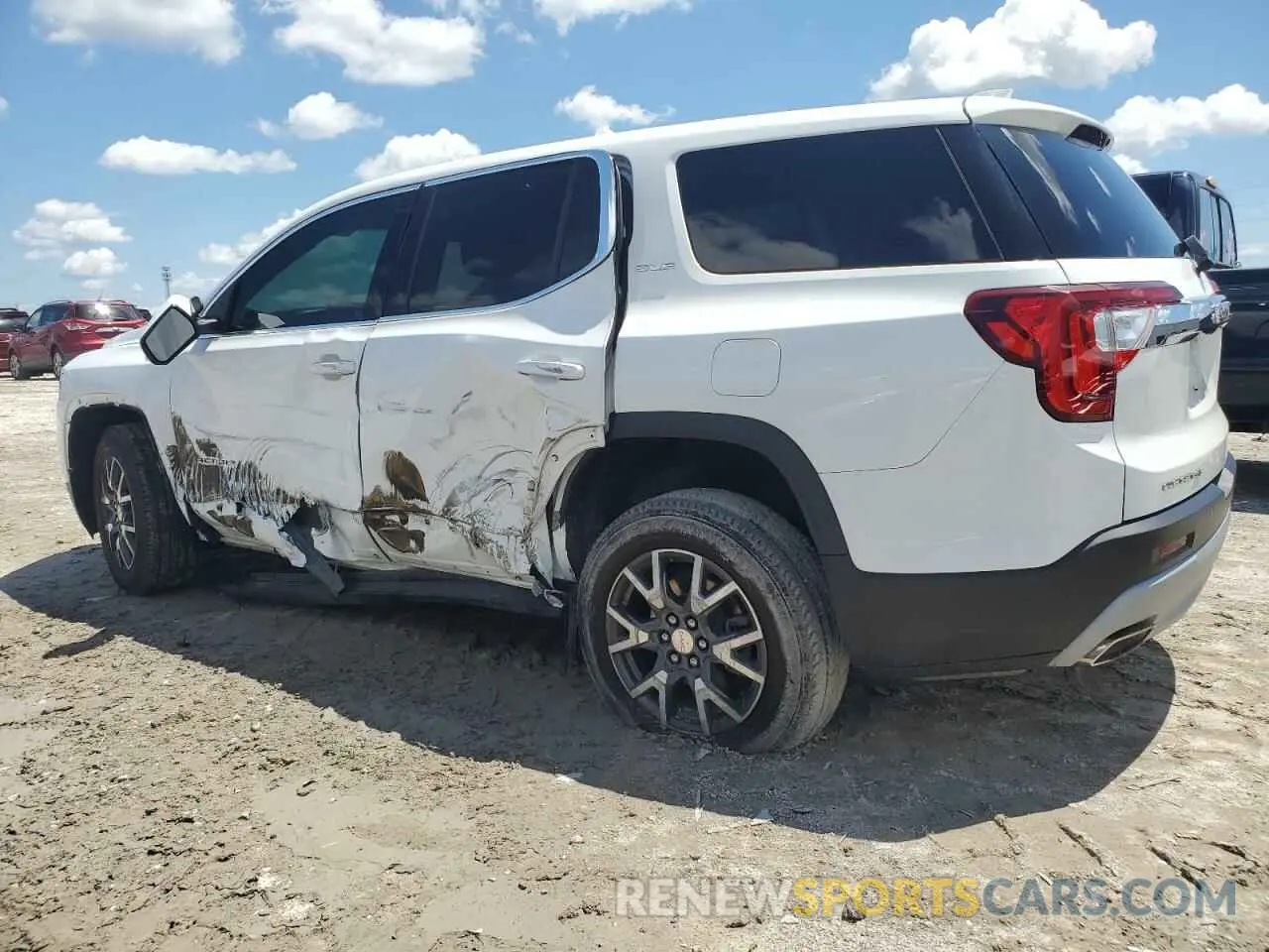 2 Photograph of a damaged car 1GKKNKLS6MZ193893 GMC ACADIA 2021